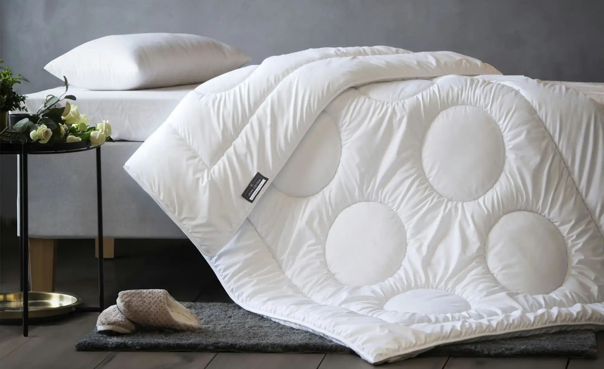 Thumbnail - John Cotton Leicht-Steppbett Royal ¦ weiß ¦ Maße (cm): B: 135 Bettwaren > Bettdecken > Sommer-Bettdecken - Höffner