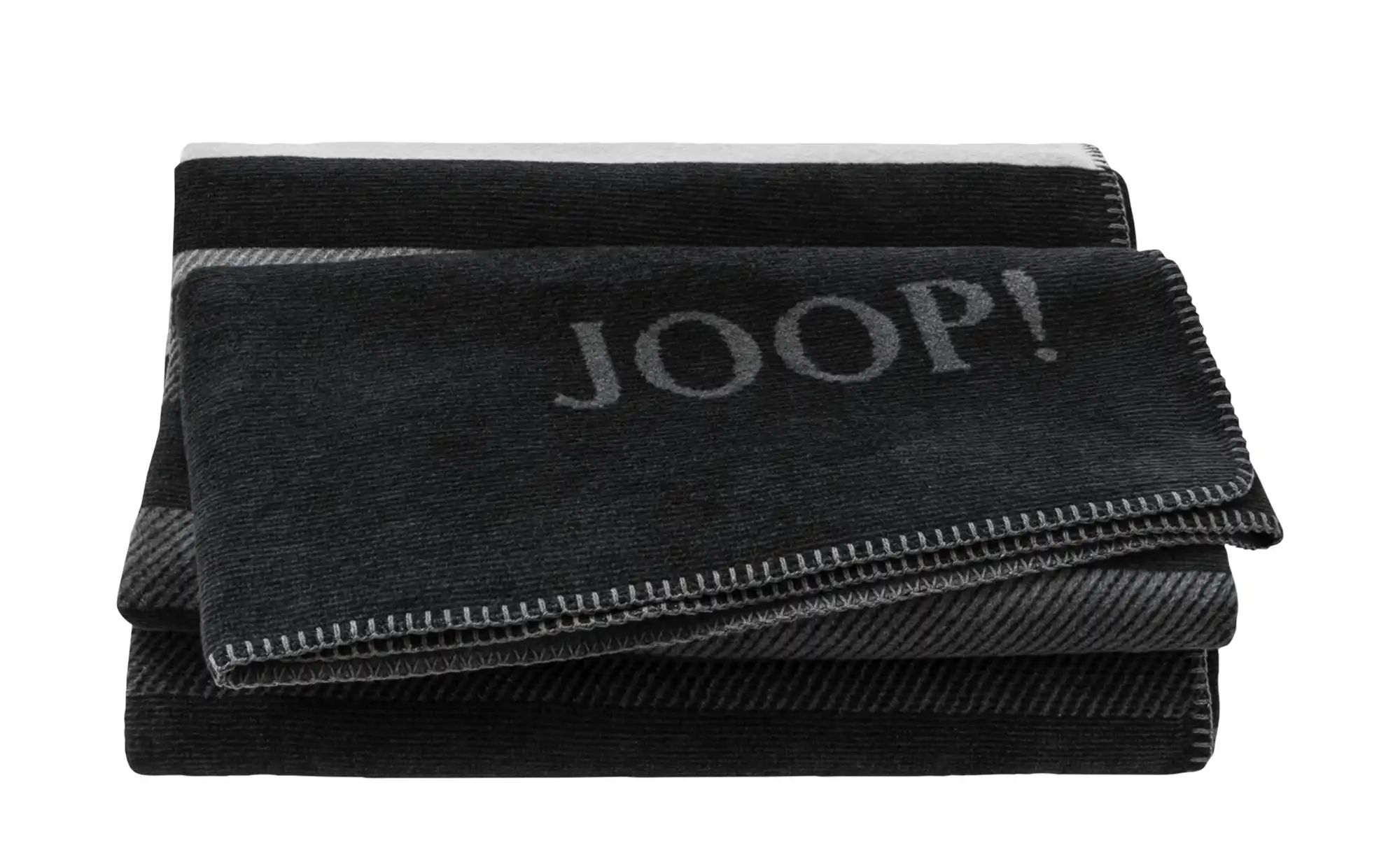 JOOP! Wohndecke  JOOP! Shutter ¦ schwarz ¦ Baumwollmischgewebe ¦ Maße (cm): günstig online kaufen