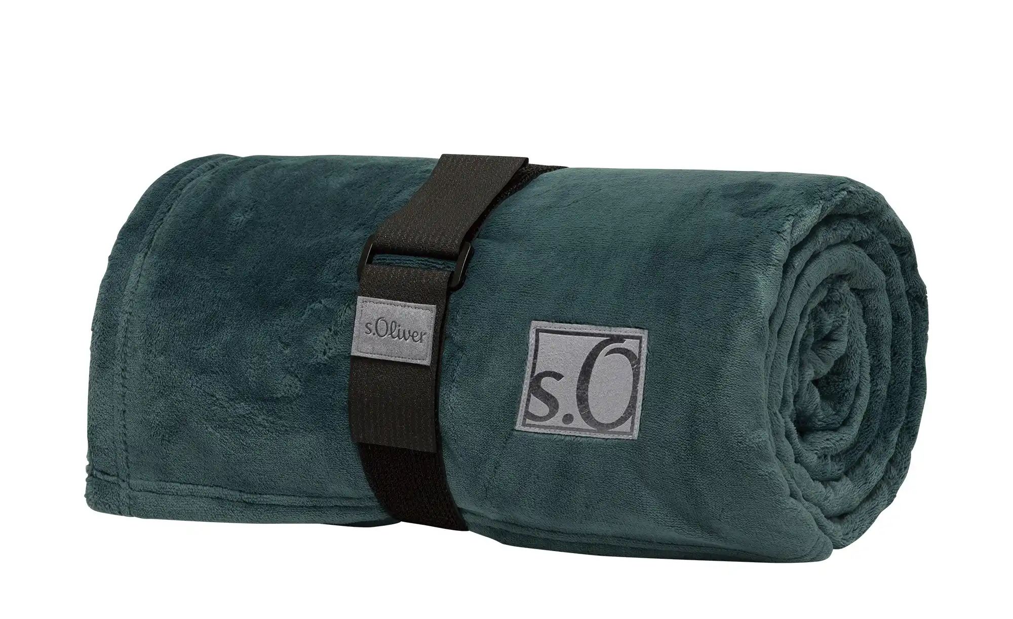 S.Oliver Kuscheldecke Kuschelsoft ¦ türkis/petrol ¦ Synthetik ¦ Maße (cm): B: 150 Heimtextilien > Dekokissen & Decken > Kuscheldecken & Wohndecken - Höffner