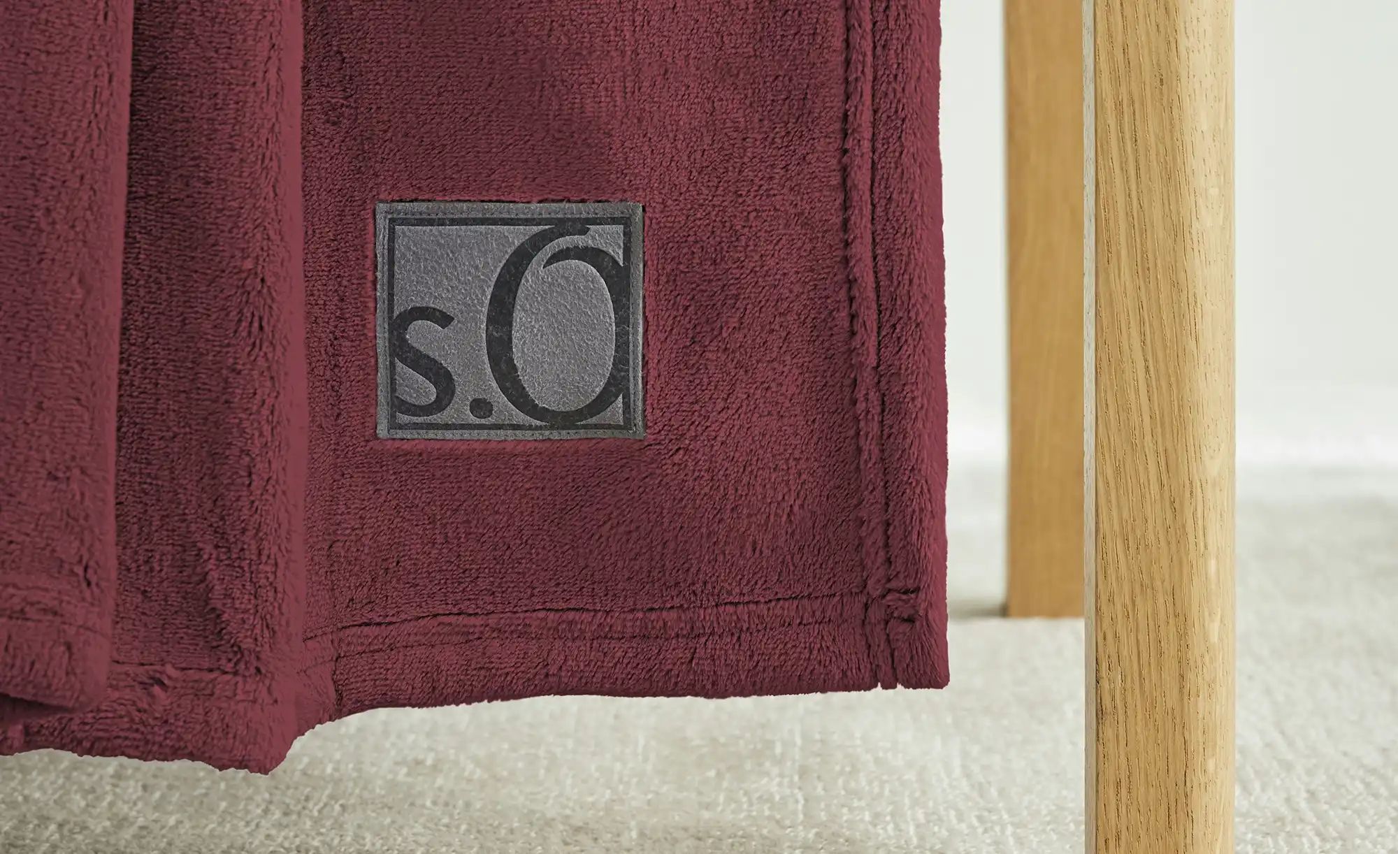 S.Oliver Kuscheldecke  Kuschelsoft ¦ rot ¦ Synthetik ¦ Maße (cm): B: 150 De günstig online kaufen