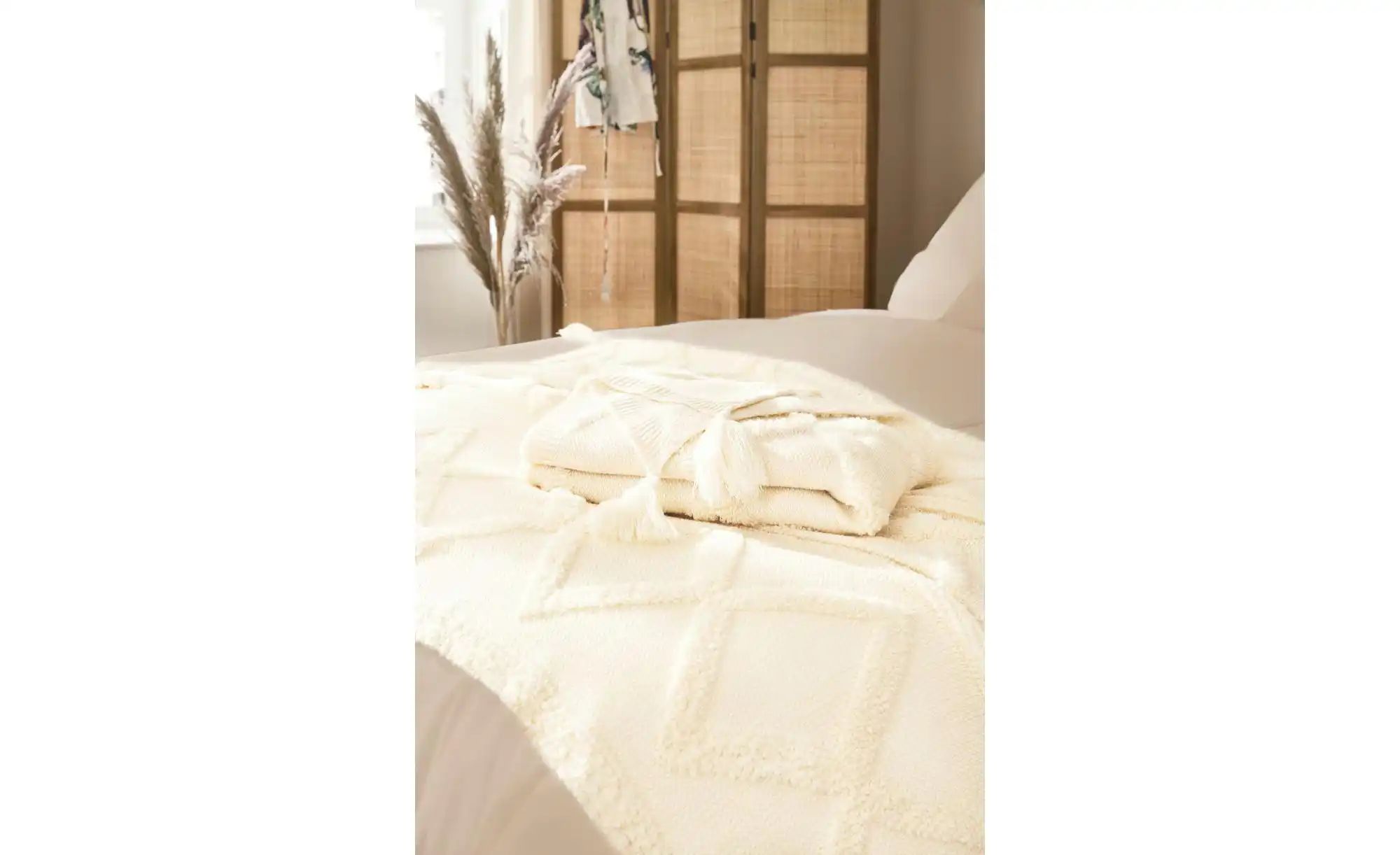 Thumbnail - Plaid   ¦ beige ¦ Maße (cm): B: 130 Dekokissen & Decken > Kuscheldecken & Wohndecken - Höffner