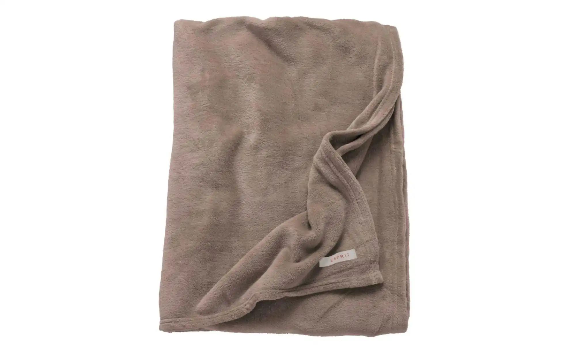 Esprit Plaid Mellows ¦ beige ¦ Fleece ¦ Maße (cm): B: 150 H: 1,5 Heimtextilien > Dekokissen & Decken > Kuscheldecken & Wohndecken - Höffner