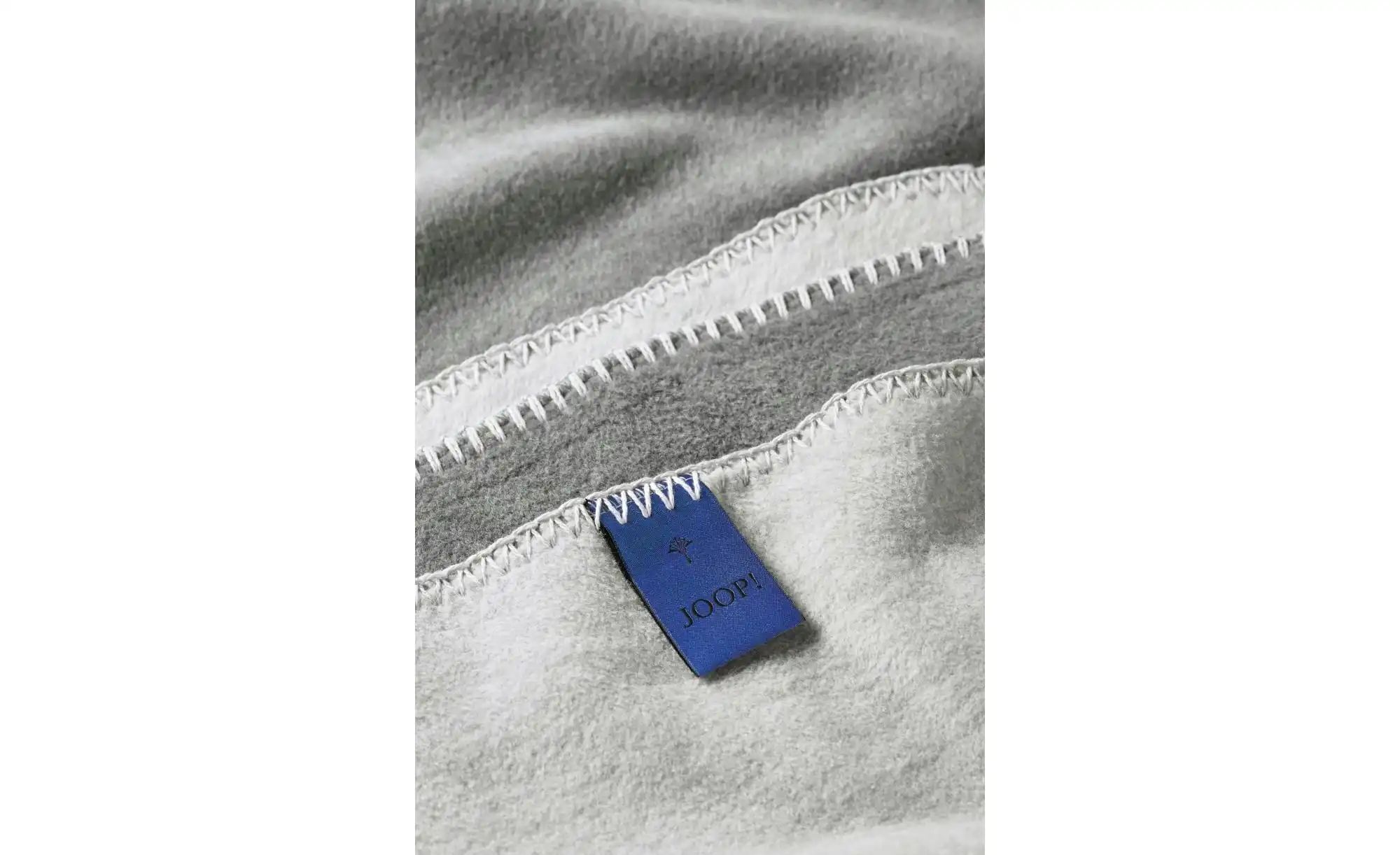 Thumbnail - JOOP! Wohndecke Uni Doubleface   ¦ grau ¦ Baumwollmischgewebe ¦ Maße (cm): B: 150 H: 1 Dekokissen & Decken > Kuscheldeck...