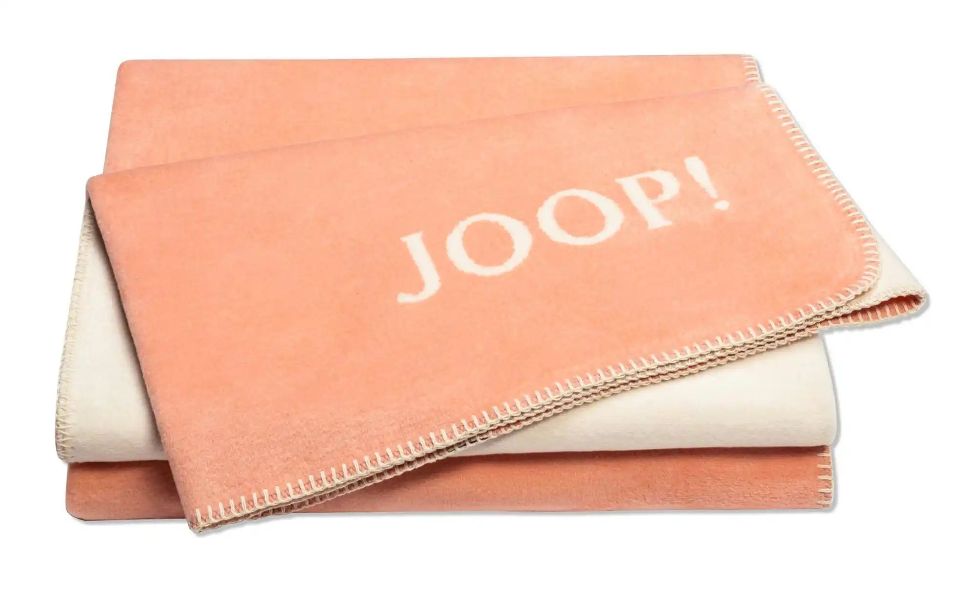 JOOP! Wohndecke Uni Doubleface ¦ orange ¦ Baumwollmischgewebe ¦ Maße (cm): günstig online kaufen