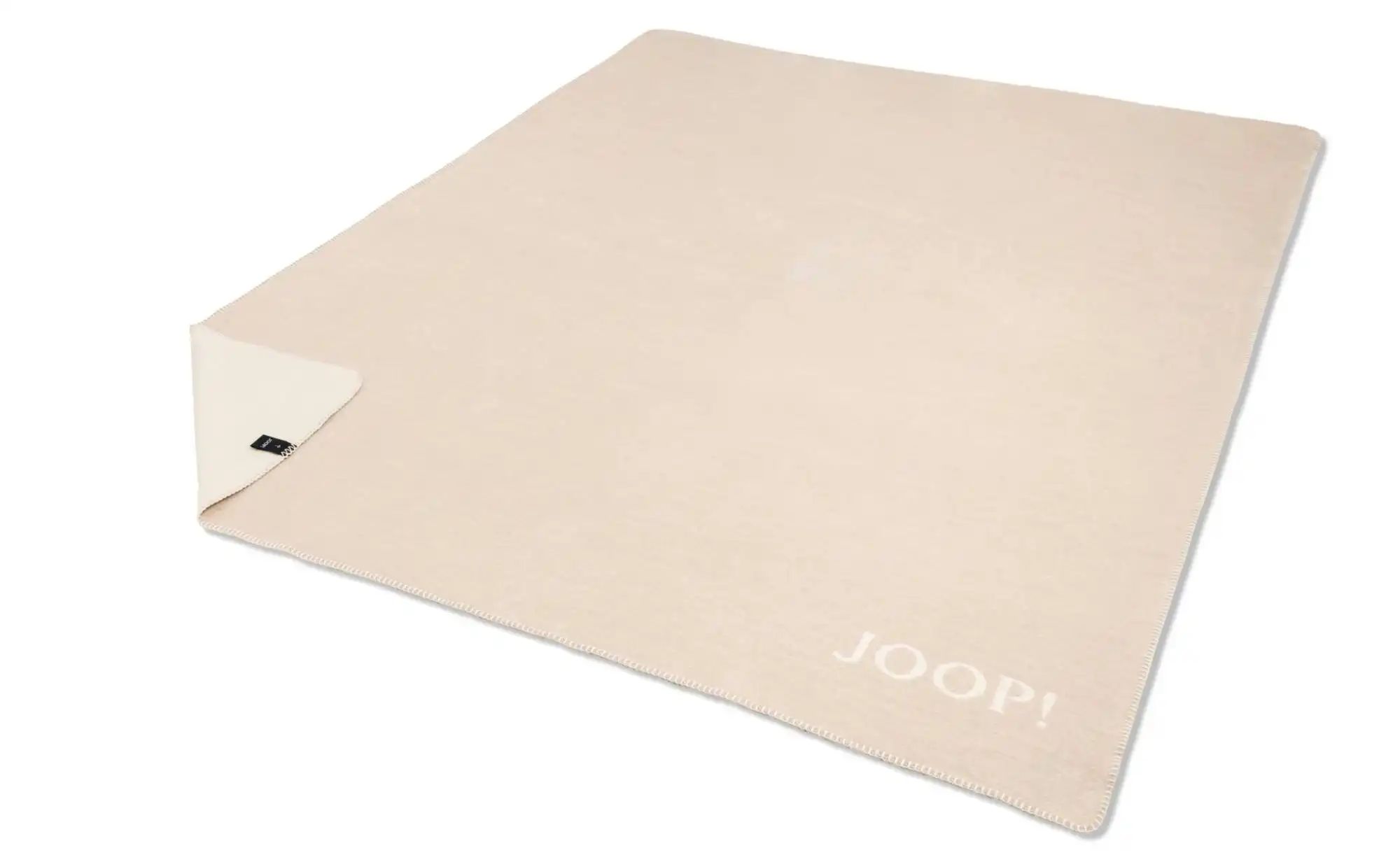 JOOP! Wohndecke Uni Doubleface ¦ beige ¦ Baumwollmischgewebe ¦ Maße (cm): B günstig online kaufen