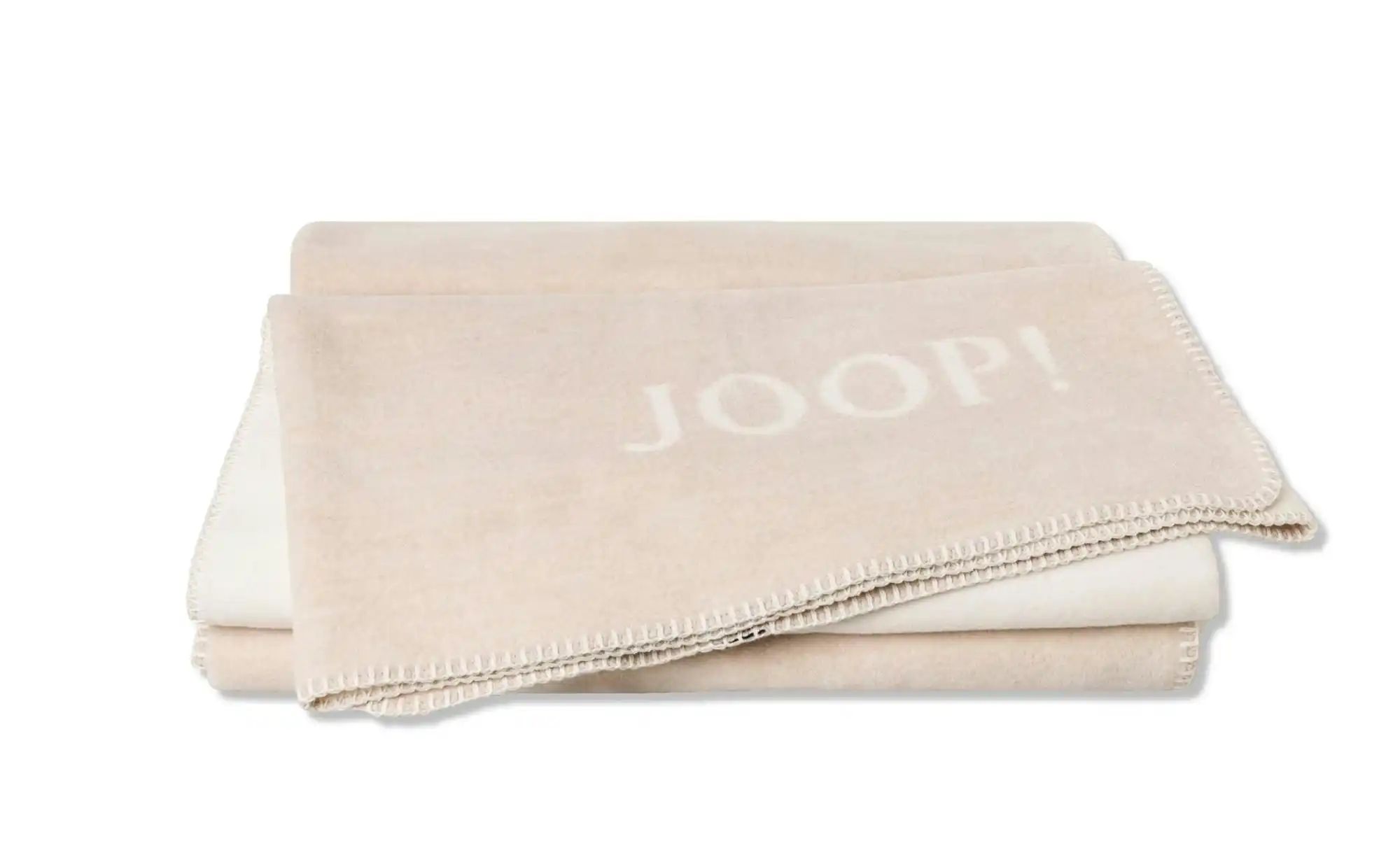 JOOP! Wohndecke Uni Doubleface ¦ beige ¦ Baumwollmischgewebe ¦ Maße (cm): B günstig online kaufen