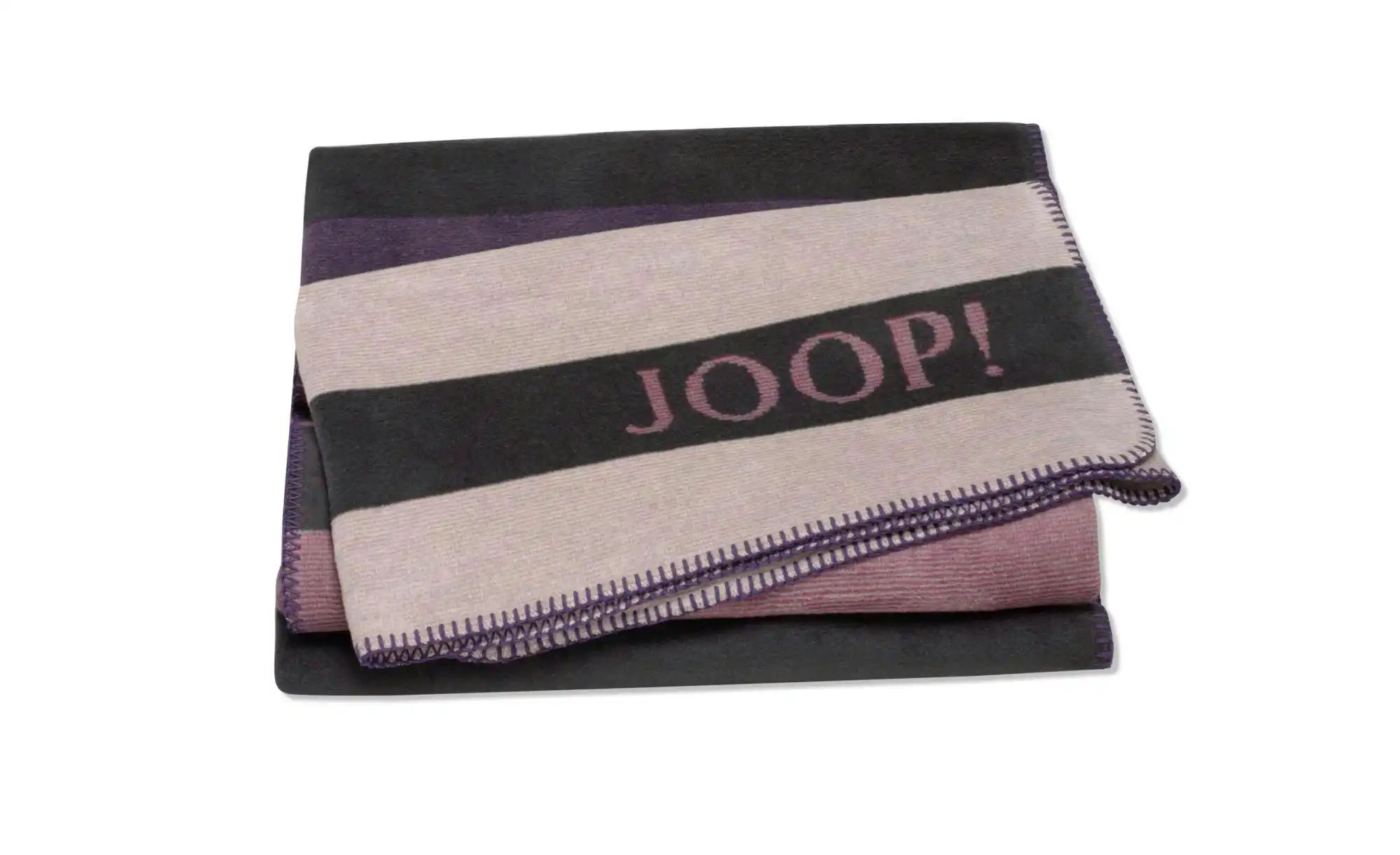 JOOP! Wohndecke Tone ¦ lila/violett ¦ Baumwollmischgewebe ¦ Maße (cm): B: 1 günstig online kaufen