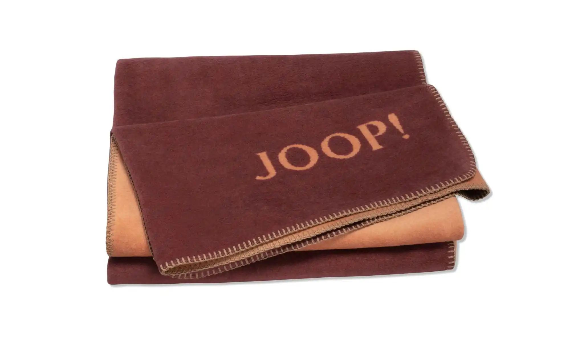 JOOP! Wohndecke Uni Doubleface ¦ rot ¦ Baumwollmischgewebe ¦ Maße (cm): B: günstig online kaufen