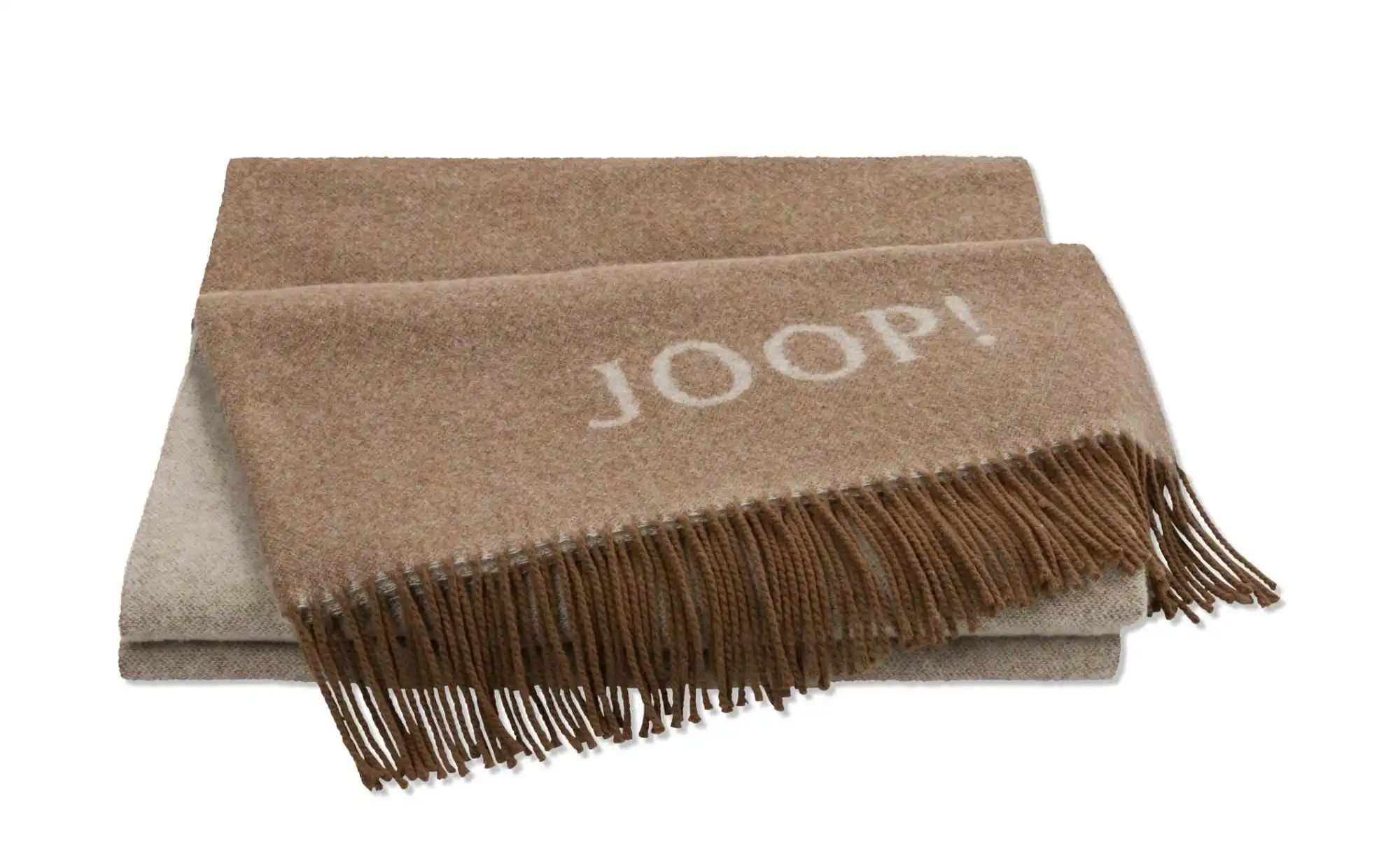 JOOP! Plaid Fine Doubleface ¦ braun ¦ Wollmix ¦ Maße (cm): B: 130 H: 1 Deko günstig online kaufen