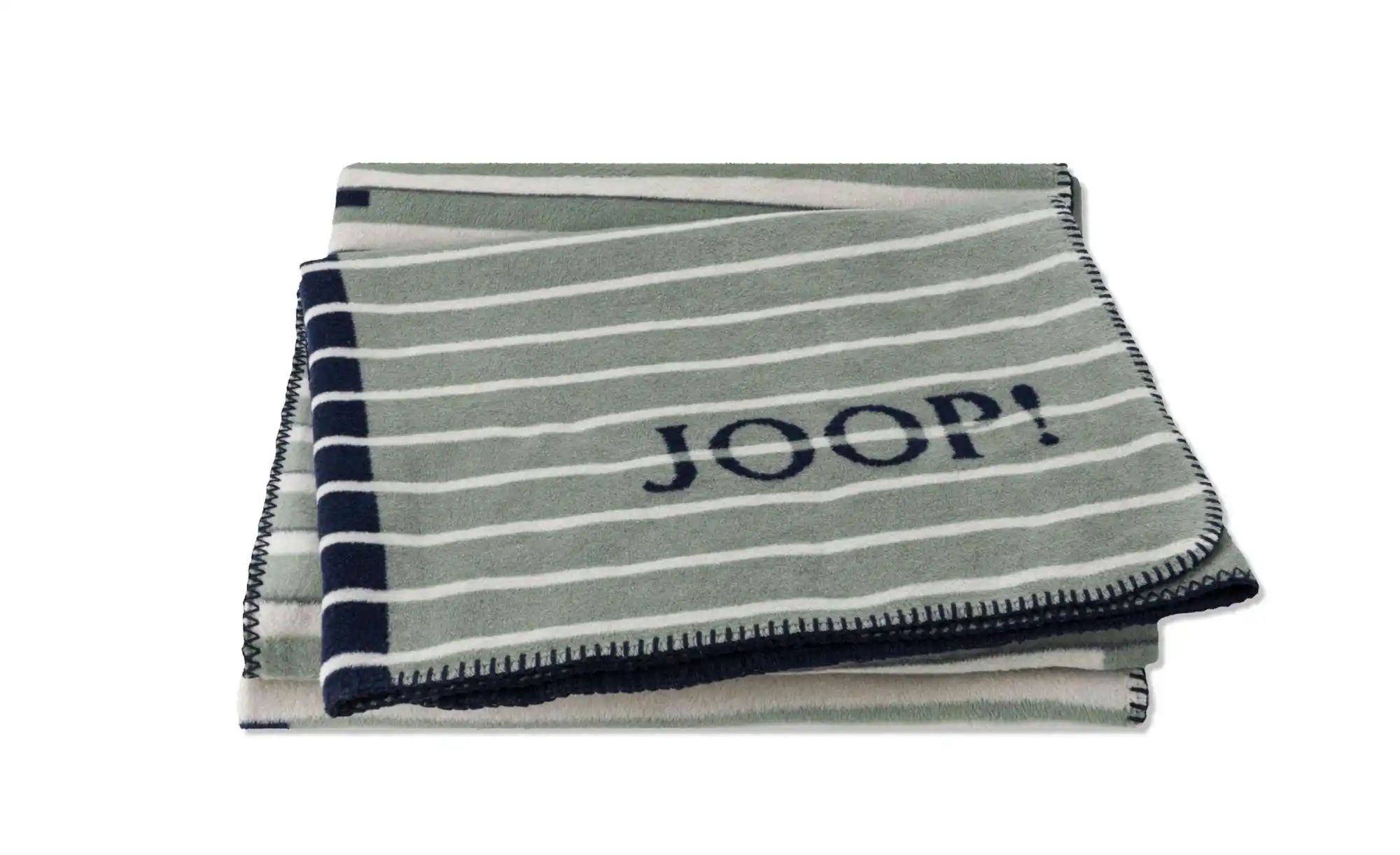 JOOP! Wohndecke Divided ¦ grün ¦ Baumwollmischgewebe ¦ Maße (cm): B: 150 H: günstig online kaufen