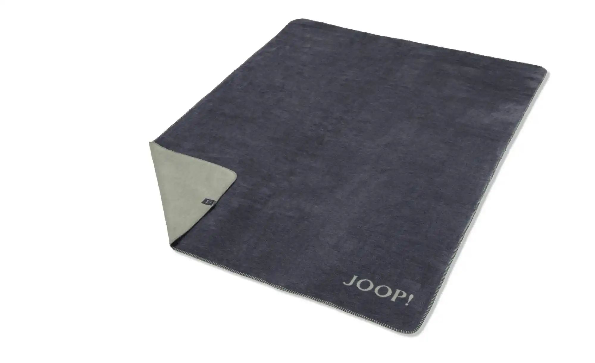 JOOP! Wohndecke Melange Doubleface ¦ blau ¦ Baumwollmischgewebe ¦ Maße (cm) günstig online kaufen