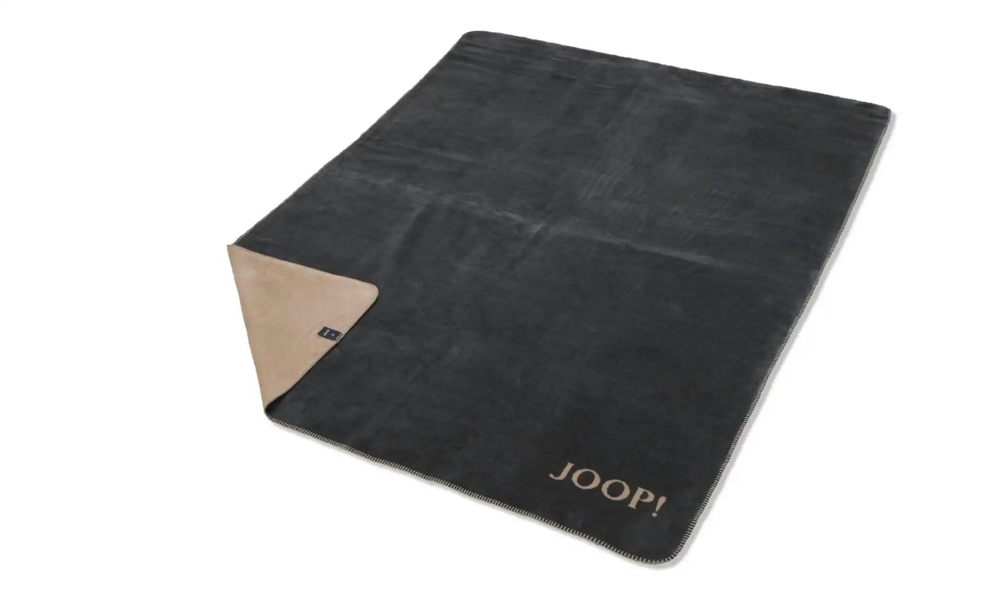 JOOP! Wohndecke Uni Doubleface ¦ grau ¦ Baumwollmischgewebe ¦ Maße (cm): B: günstig online kaufen