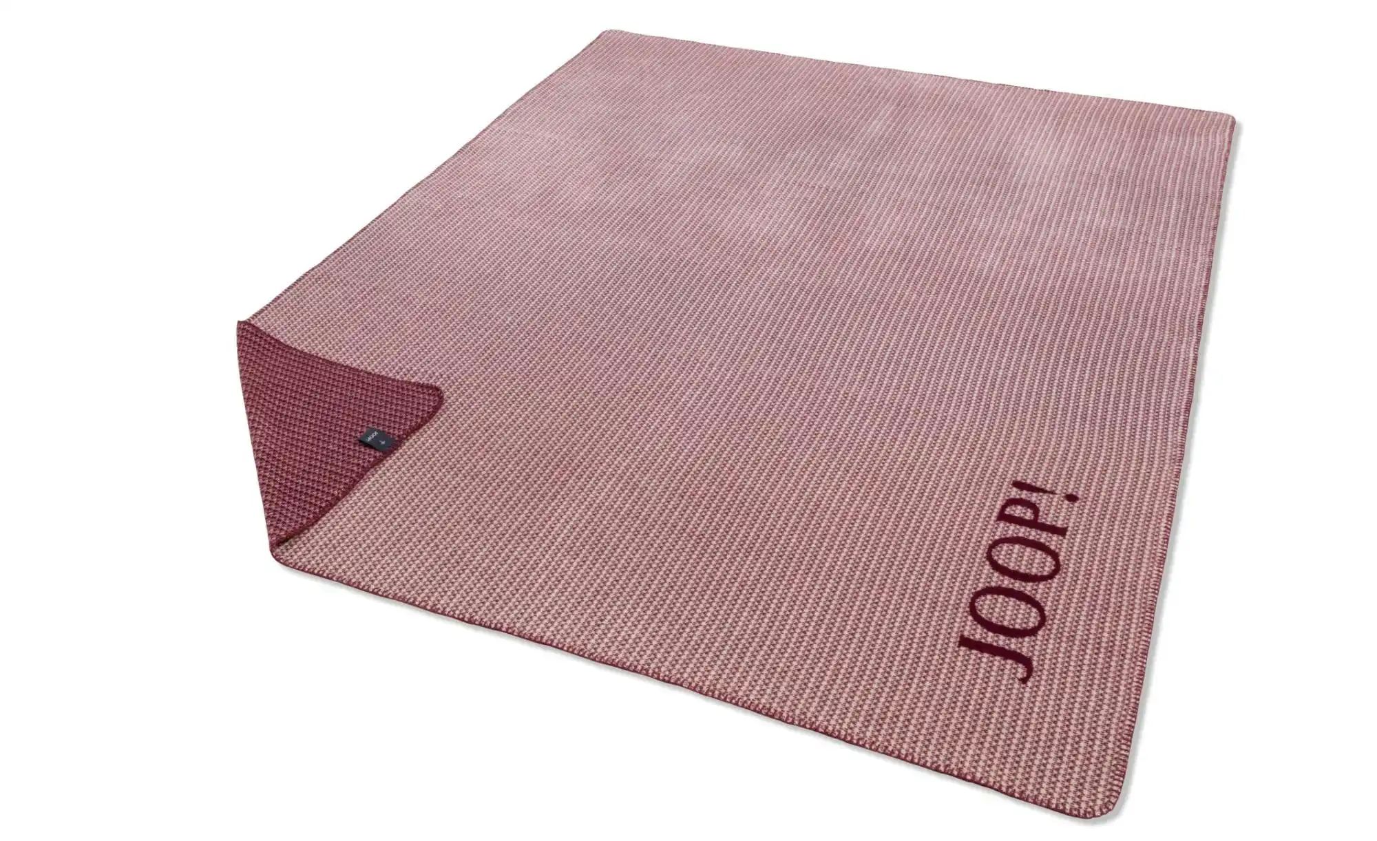 JOOP! Wohndecke Woven ¦ rosa/pink ¦ Baumwollmischgewebe ¦ Maße (cm): B: 150 günstig online kaufen