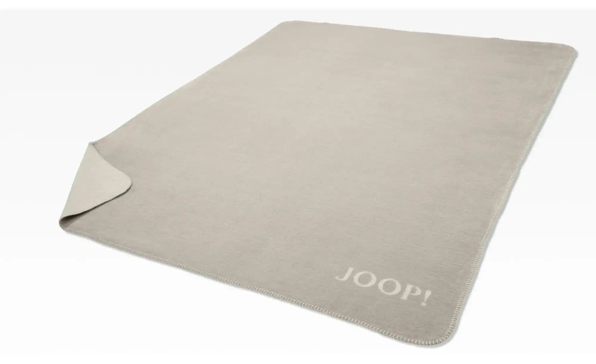 JOOP! Wohndecke Uni Doubleface ¦ beige ¦ Baumwollmischgewebe ¦ Maße (cm): B günstig online kaufen