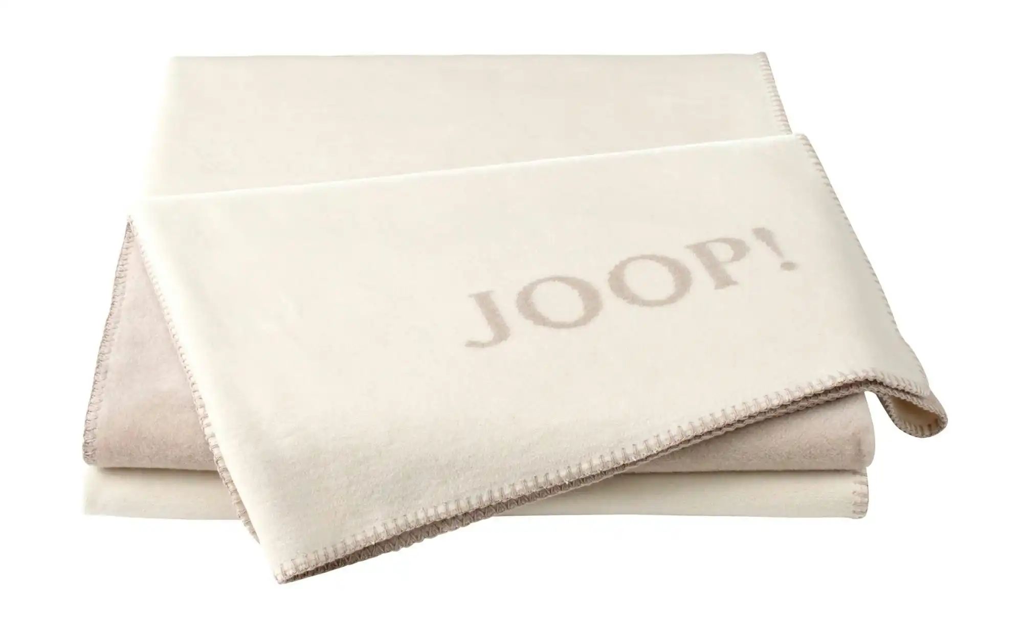 JOOP! Wohndecke Uni Doubleface ¦ creme ¦ Baumwollmischgewebe ¦ Maße (cm): B günstig online kaufen