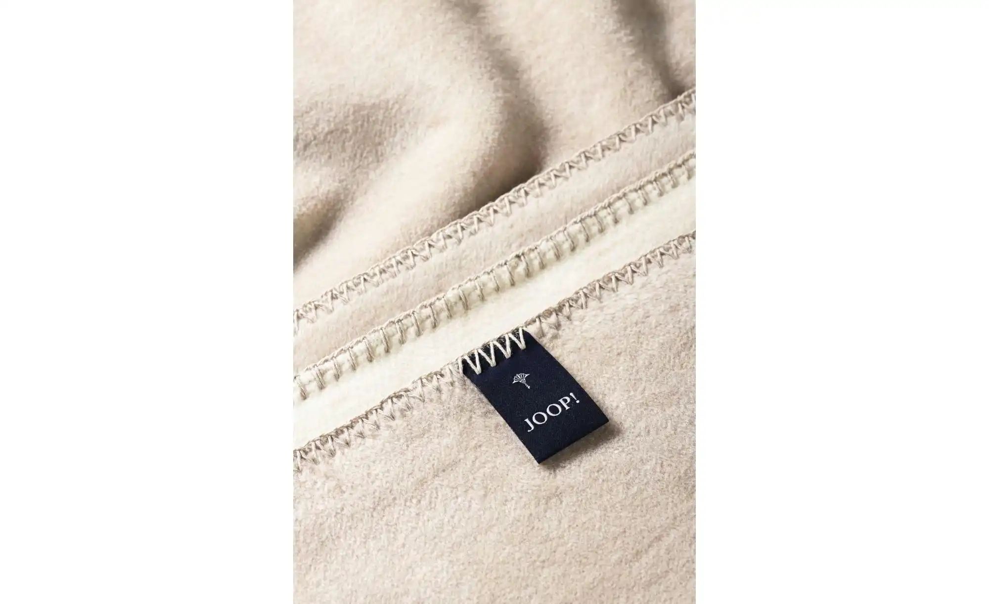 Thumbnail - JOOP! Wohndecke Uni Doubleface   ¦ creme ¦ Baumwollmischgewebe ¦ Maße (cm): B: 150 H: 1 Dekokissen & Decken > Kuscheldec...