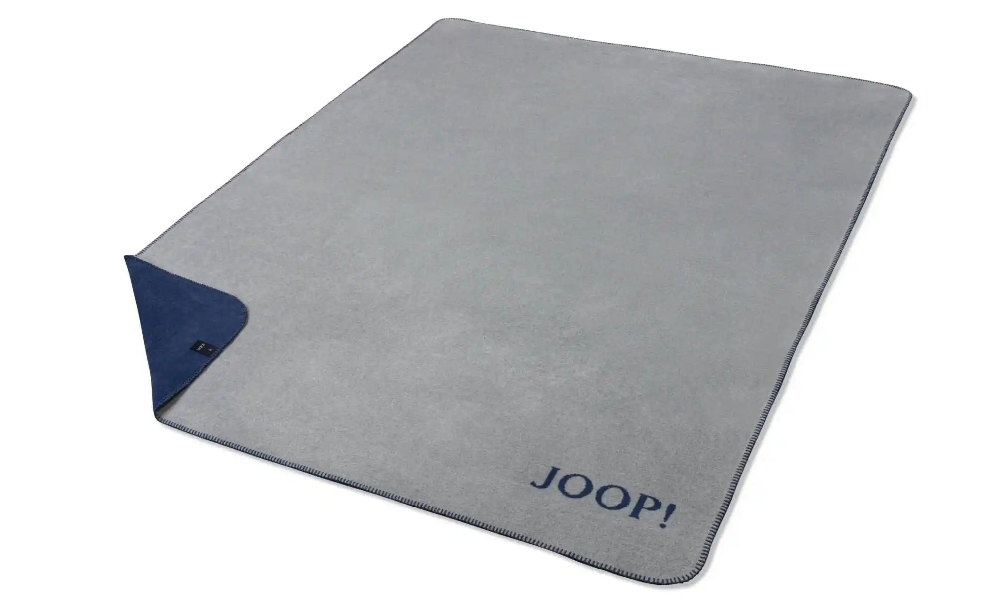 JOOP! Wohndecke Uni Doubleface ¦ silber ¦ Baumwollmischgewebe ¦ Maße (cm): günstig online kaufen