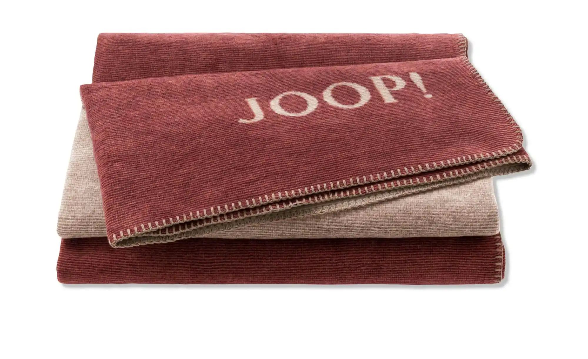 JOOP! Wohndecke Melange Doubleface ¦ rosa/pink ¦ Baumwollmischgewebe ¦ Maße günstig online kaufen