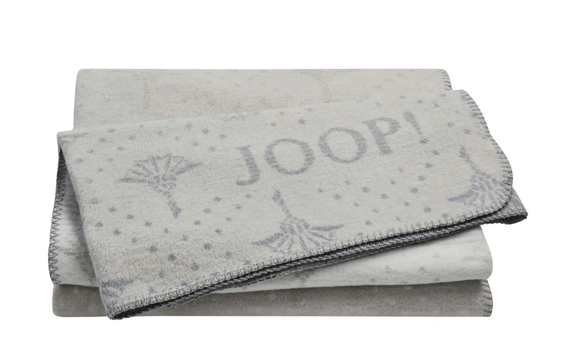 JOOP! Wohndecke  JOOP! CF CHARM ¦ grau ¦ Baumwollmischgewebe ¦ Maße (cm): B günstig online kaufen