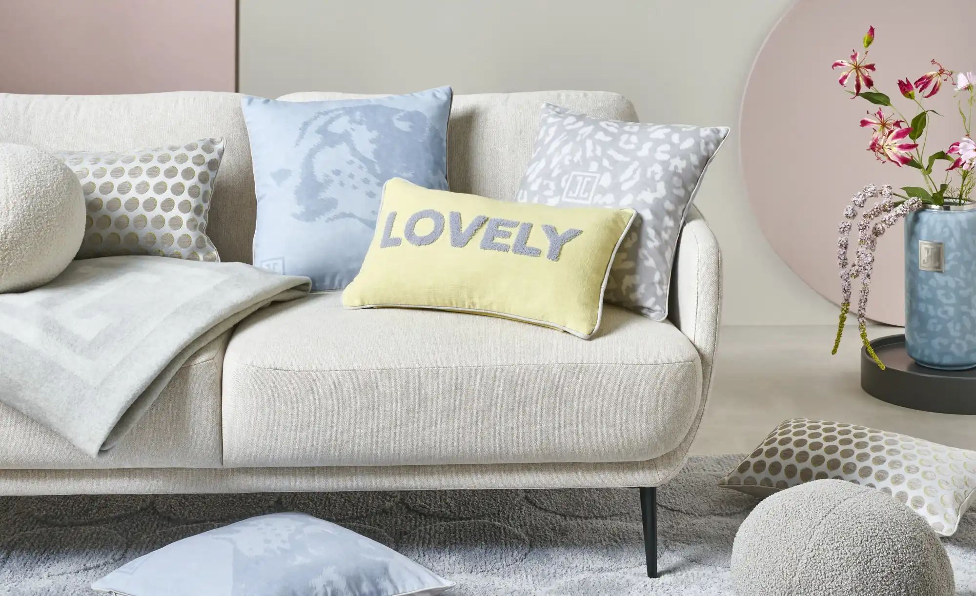 Thumbnail - Jette Home Wohndecke Jette Home ¦ beige ¦ Baumwollmischgewebe ¦ Maße (cm): B: 150 Dekokissen & Decken > Kuscheldecken &...