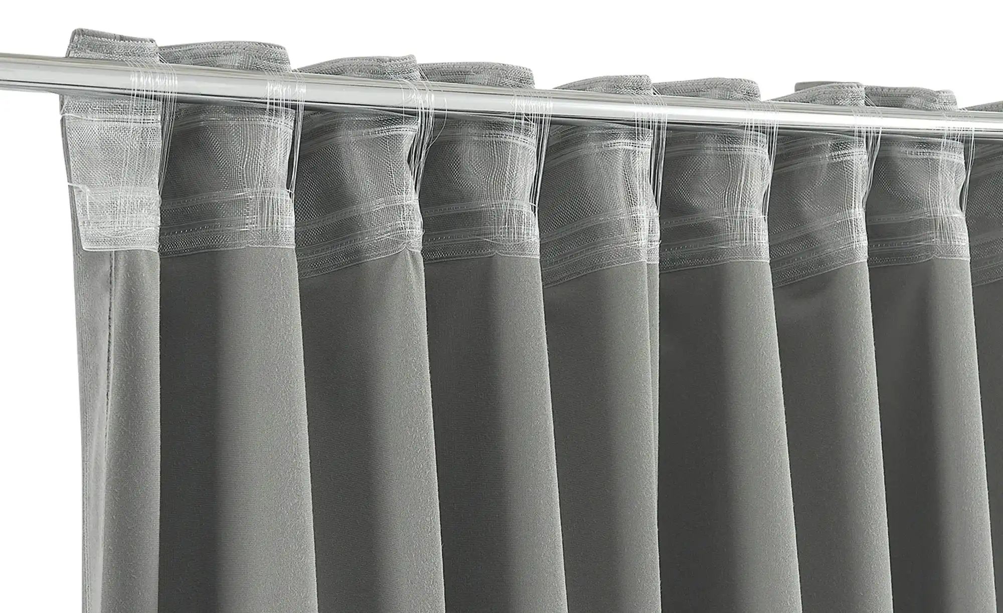 Esprit Vorhang  E-Harp Duetto ¦ grau ¦ Synthetik ¦ Maße (cm): B: 130 Gardin günstig online kaufen