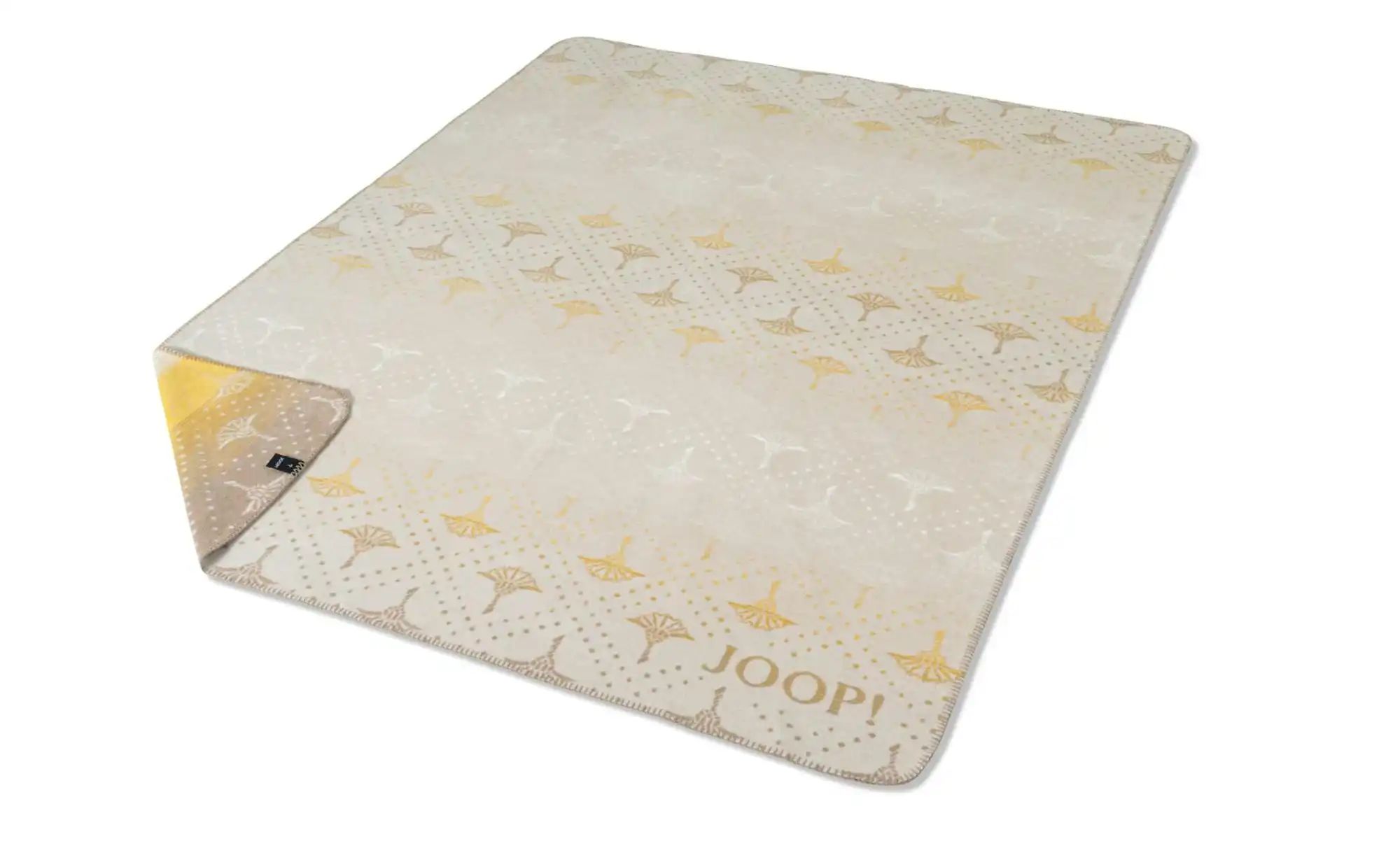 JOOP! Wohndecke   ¦ creme ¦ Baumwollmischgewebe ¦ Maße (cm): B: 200 H: 1 De günstig online kaufen