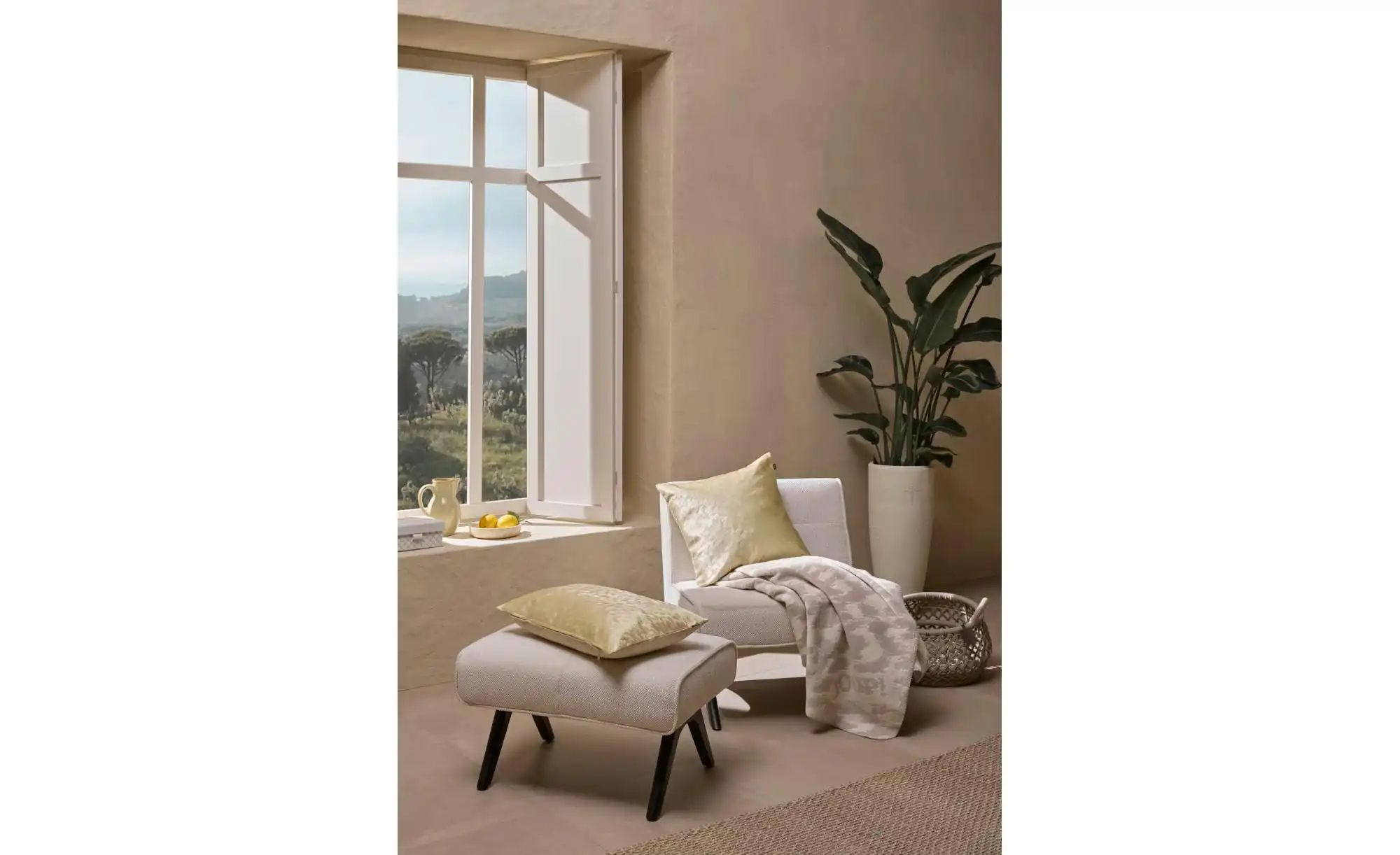 JOOP! Wohndecke   ¦ beige ¦ Baumwollmischgewebe ¦ Maße (cm): B: 200 H: 1 De günstig online kaufen