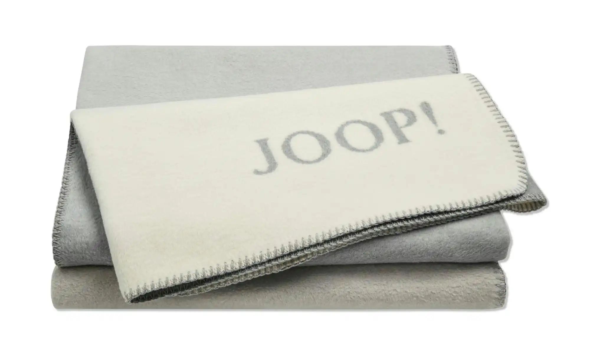 JOOP! Wohndecke   ¦ grau ¦ Baumwollmischgewebe ¦ Maße (cm): B: 200 H: 1 Dek günstig online kaufen