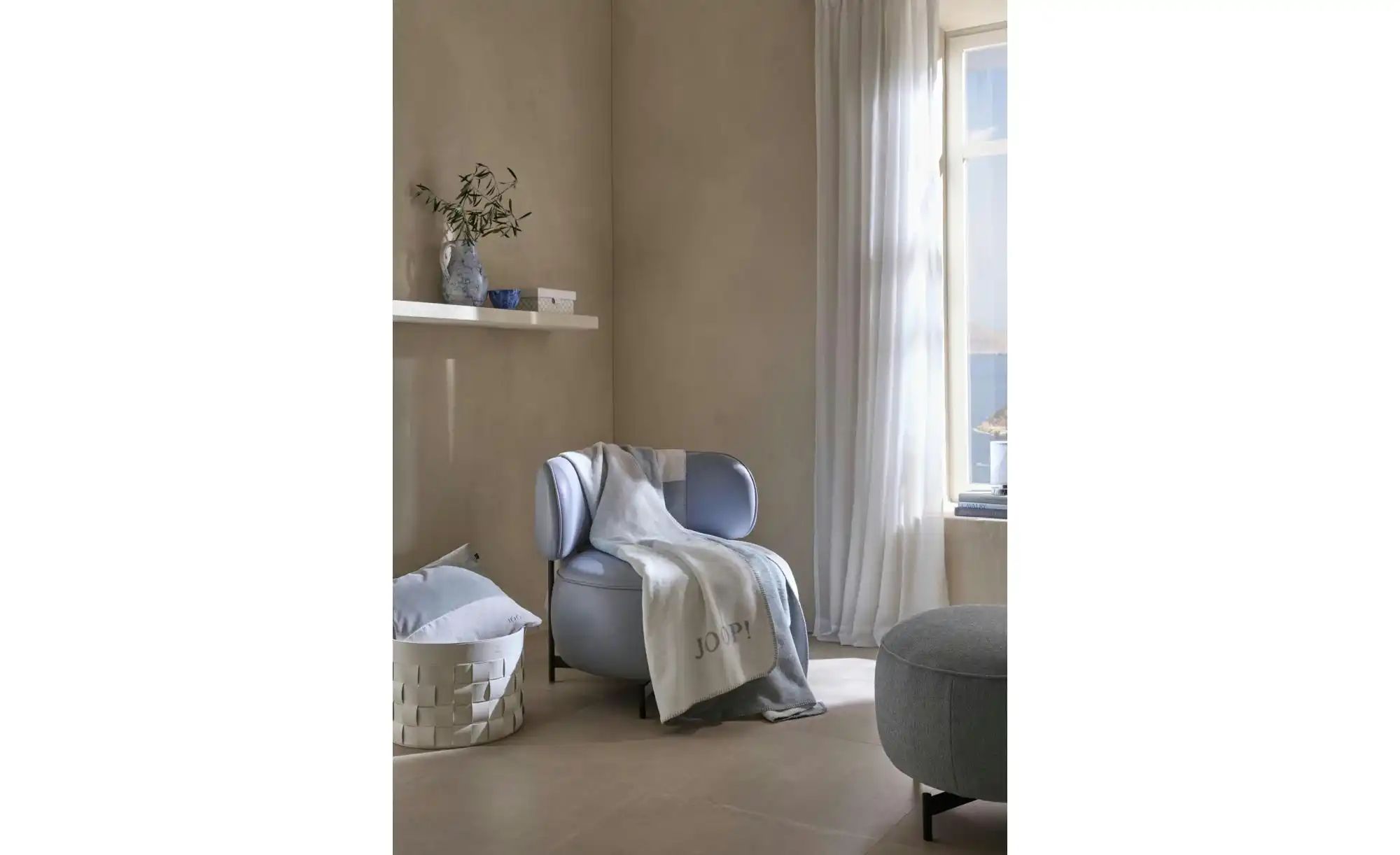 Thumbnail - JOOP! Wohndecke ¦ grau ¦ Baumwollmischgewebe ¦ Maße (cm): B: 200 H: 1 Dekokissen & Decken > Kuscheldecken & Wohndecken...