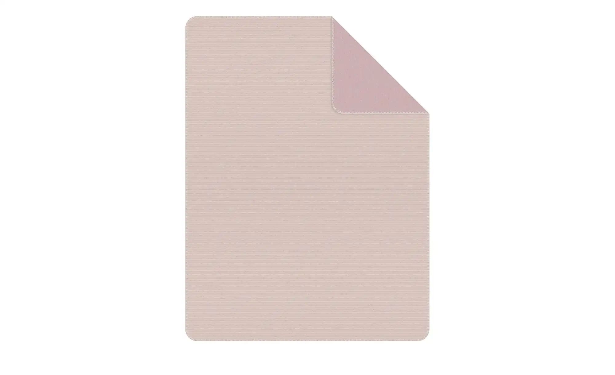 IBENA Wohndecke  Leichte Mischdecke ¦ rosa/pink ¦ Baumwollmischgewebe ¦ Maß günstig online kaufen