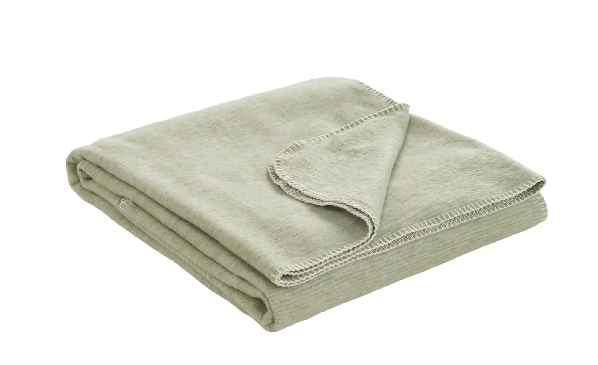 IBENA Wohndecke  Leichte Mischdecke ¦ grün ¦ Baumwollmischgewebe ¦ Maße (cm günstig online kaufen