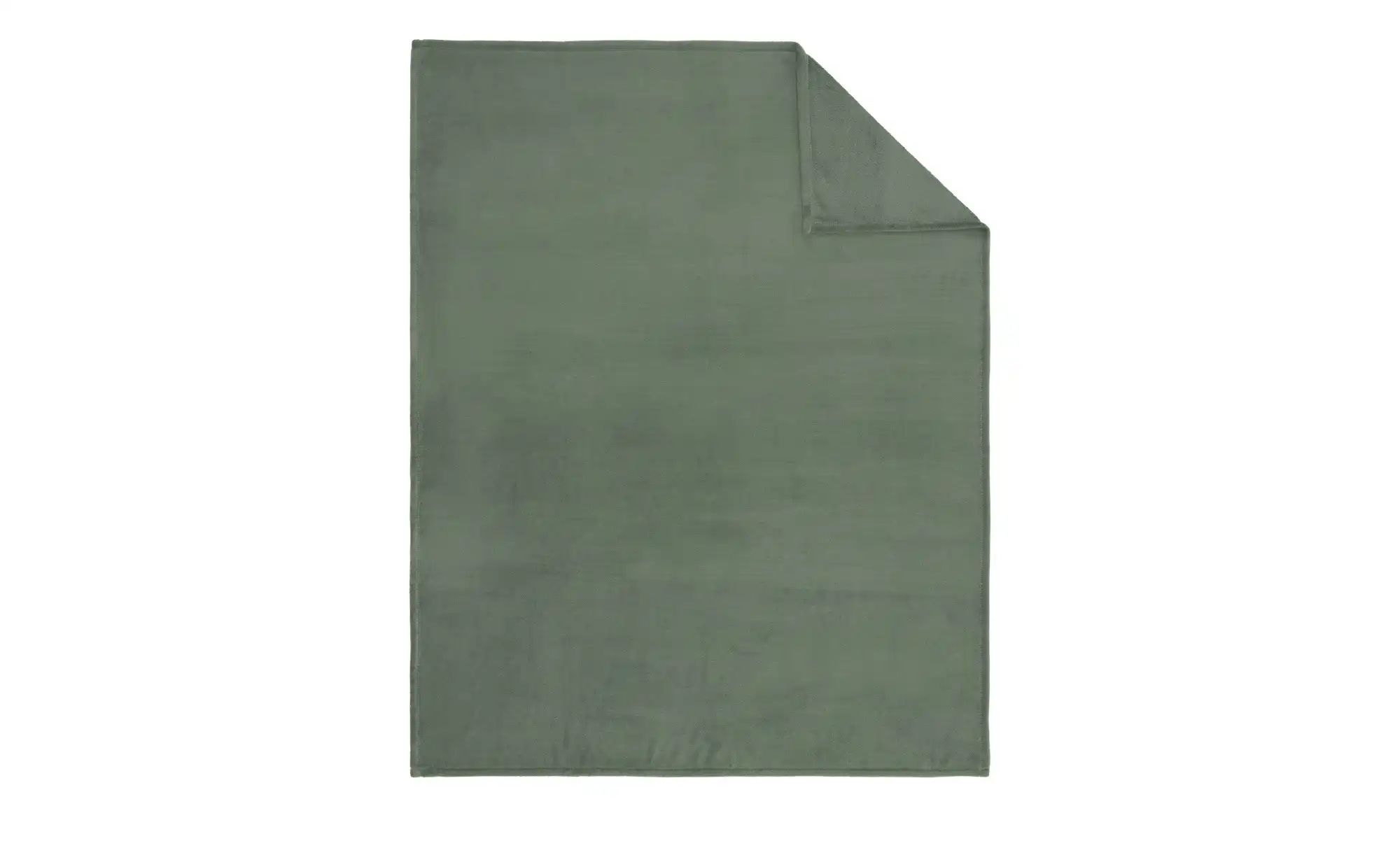 Thumbnail - como Coralfleecedecke  Emely ¦ grün ¦ Synthetik ¦ Maße (cm): B: 130 Dekokissen & Decken > Kuscheldecken & Wohndecken - H...