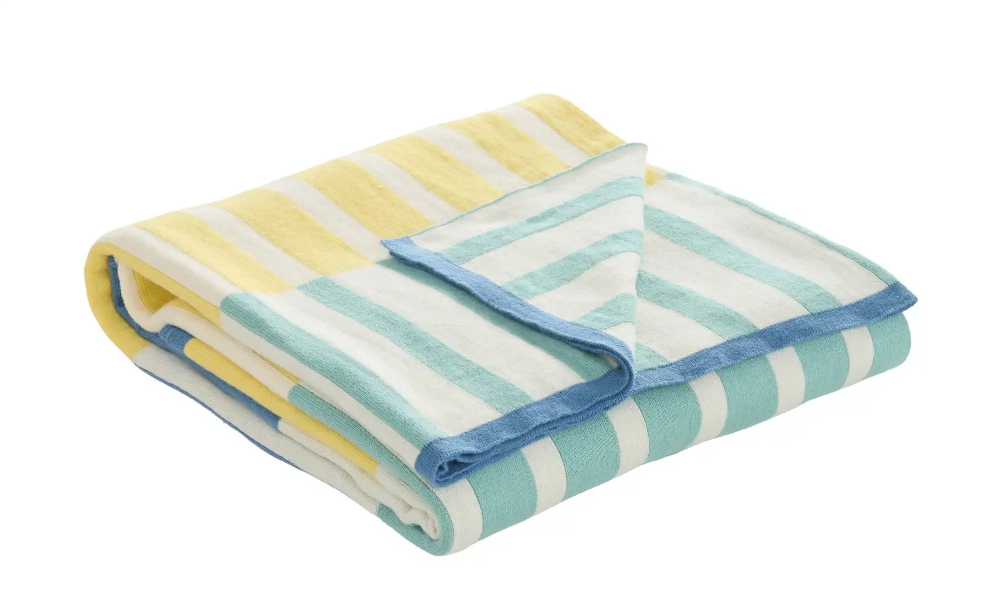 como Strickplaid  Jade ¦ 100% Baumwolle ¦ Maße (cm): B: 130 Dekokissen & De günstig online kaufen