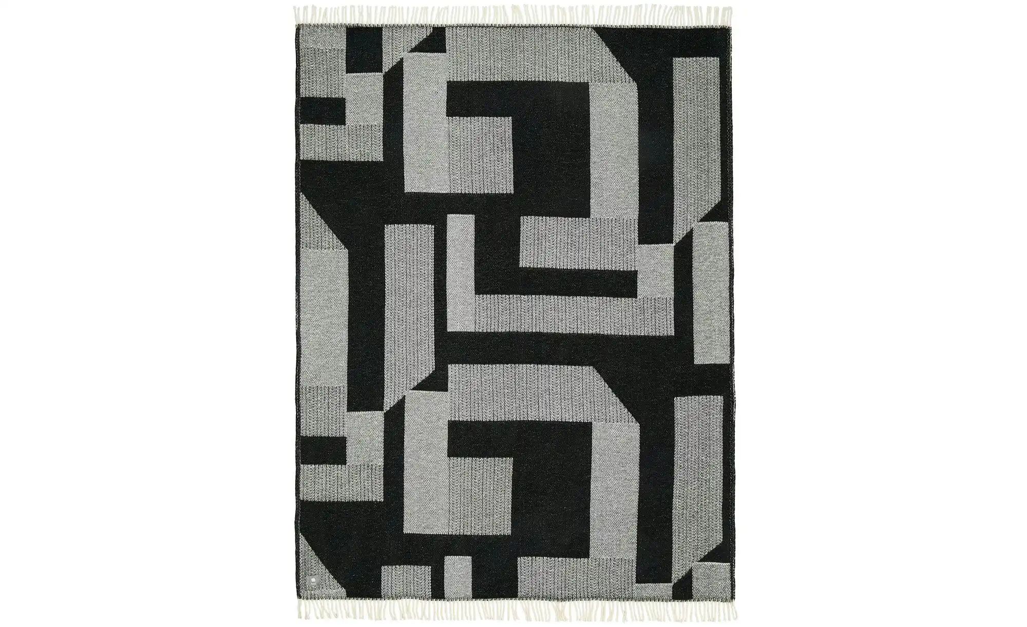 Musterring Plaid    schwarz  Synthetik  Maße (cm): B: 140 H: 2 | 04005414534840