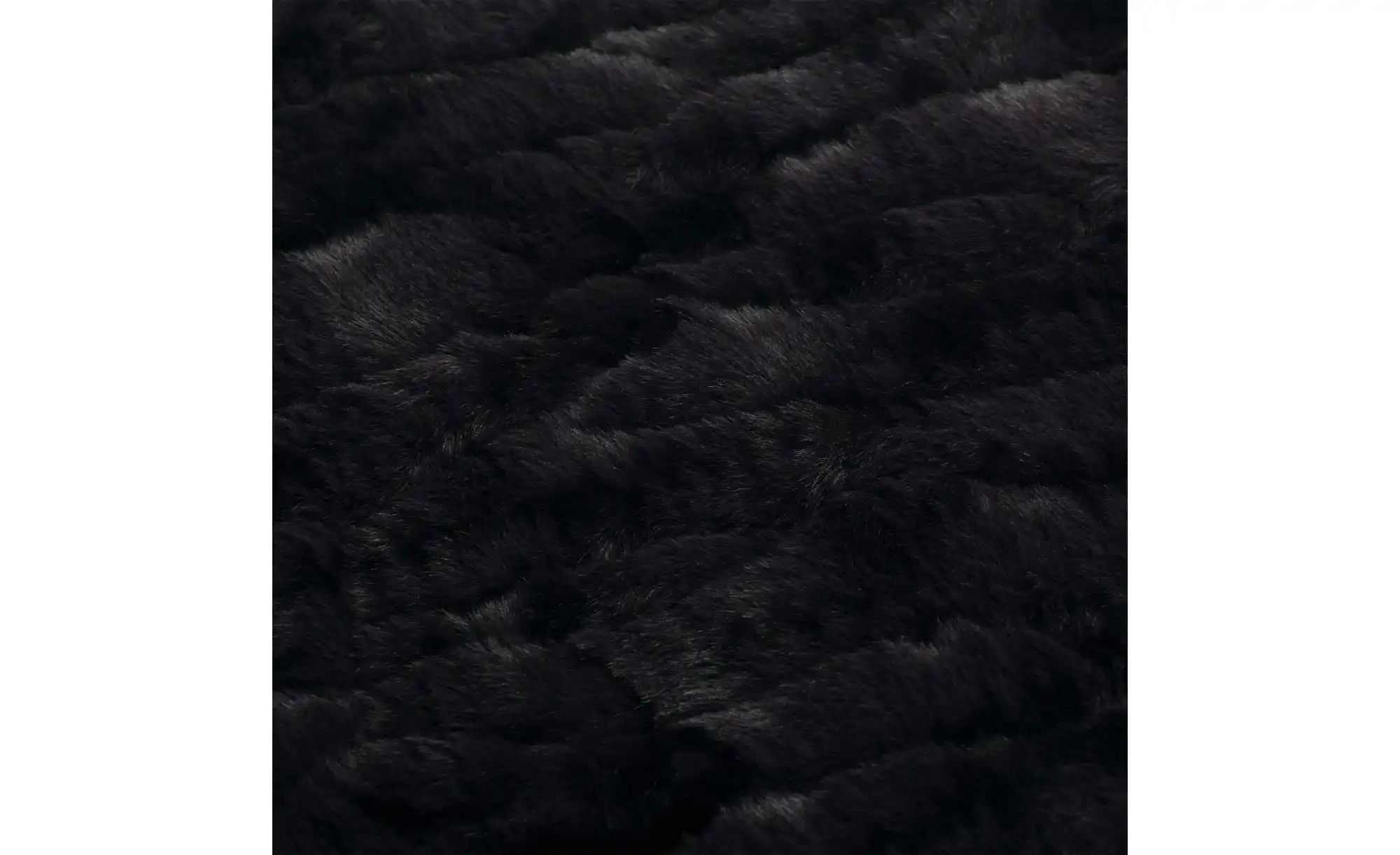 Plaid   ¦ schwarz ¦ Kunstfell ¦ Maße (cm): B: 130 H: 2 Dekokissen & Decken günstig online kaufen