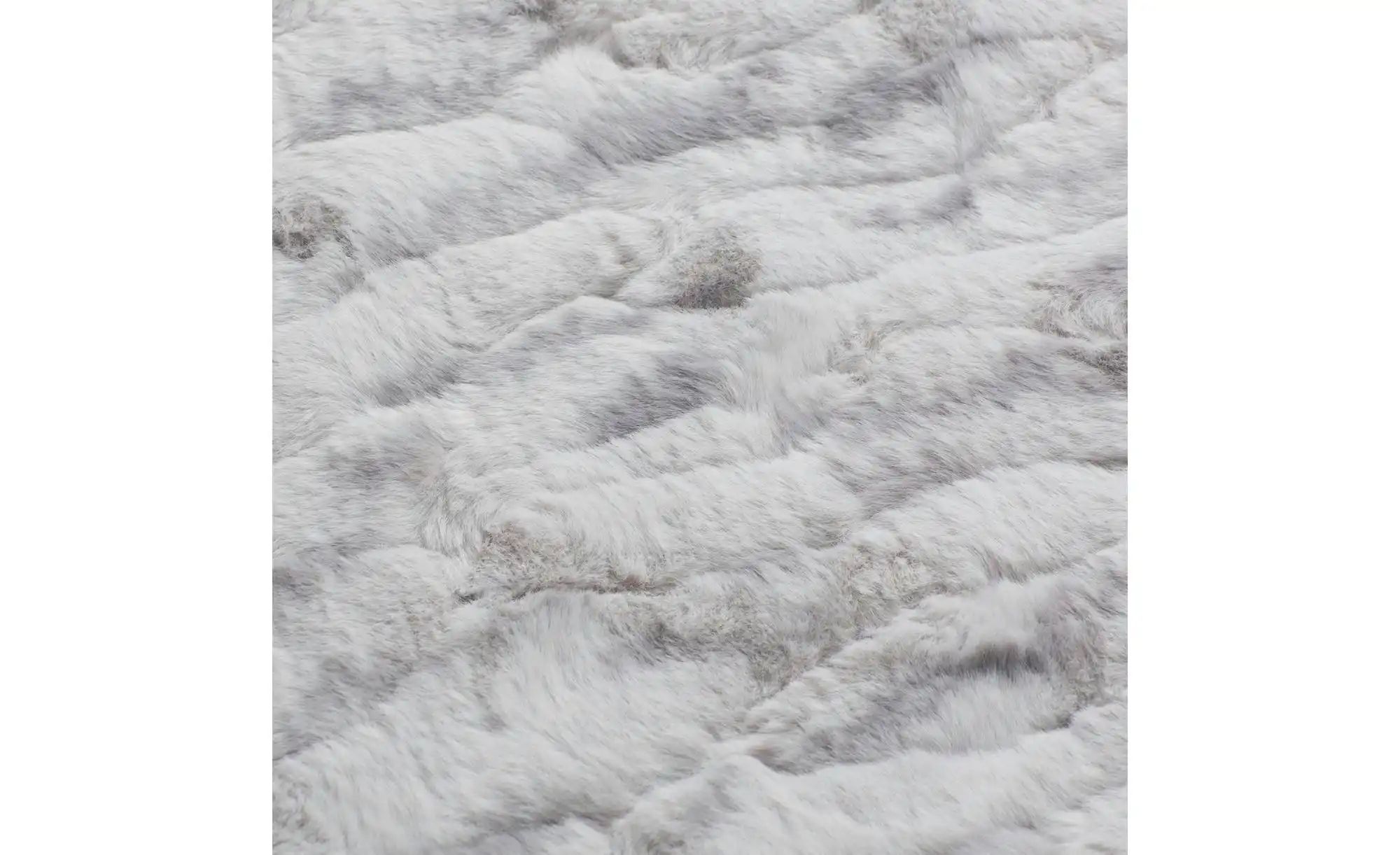 Musterring Plaid   ¦ grau ¦ Kunstfell ¦ Maße (cm): B: 130 H: 2 Dekokissen & günstig online kaufen