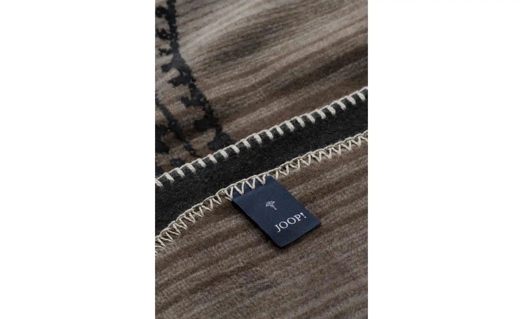 JOOP! Wohndecke   ¦ schwarz ¦ Baumwollmischgewebe ¦ Maße (cm): B: 150 H: 1 günstig online kaufen