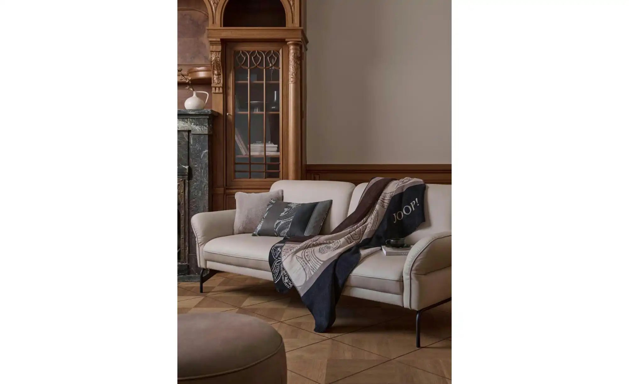 JOOP! Wohndecke   ¦ schwarz ¦ 100% Baumwolle ¦ Maße (cm): B: 150 H: 1 Dekok günstig online kaufen