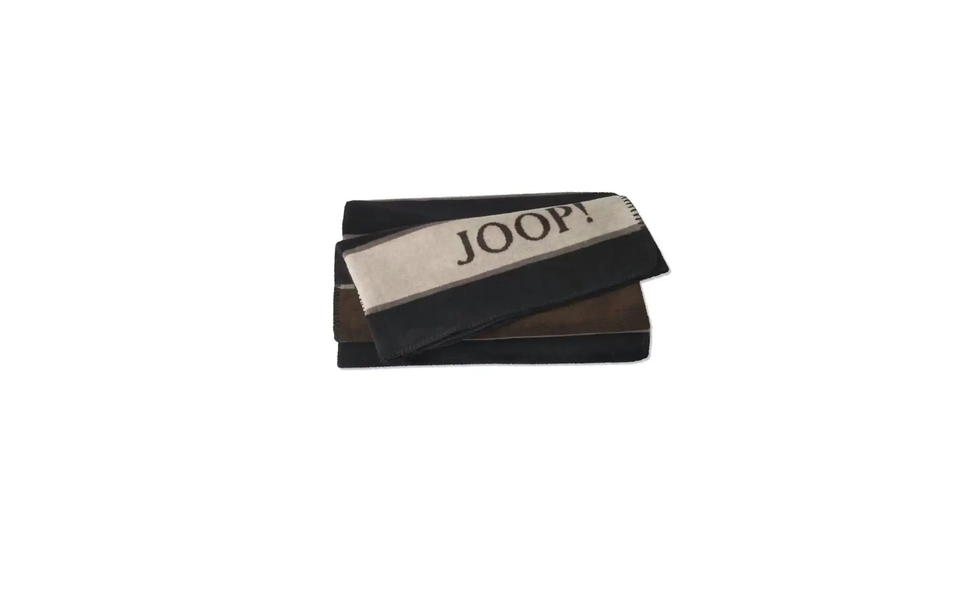 JOOP! Wohndecke   ¦ schwarz ¦ 100% Baumwolle ¦ Maße (cm): B: 150 H: 1 Dekok günstig online kaufen