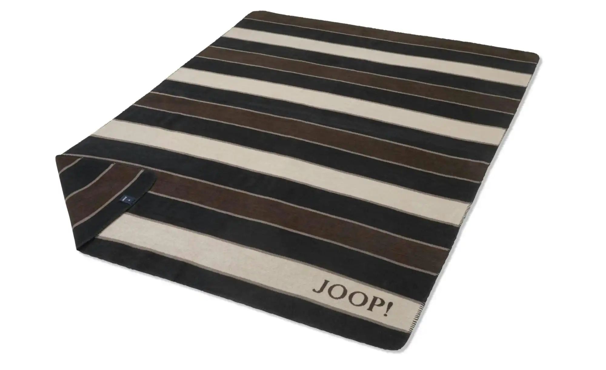 JOOP! Wohndecke   ¦ schwarz ¦ 100% Baumwolle ¦ Maße (cm): B: 150 H: 1 Dekok günstig online kaufen
