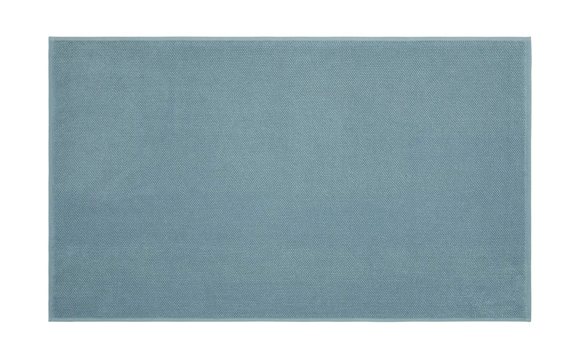 como Badteppich  Chunky ¦ blau ¦ 100% Baumwolle ¦ Maße (cm): B: 60 Badtexti günstig online kaufen