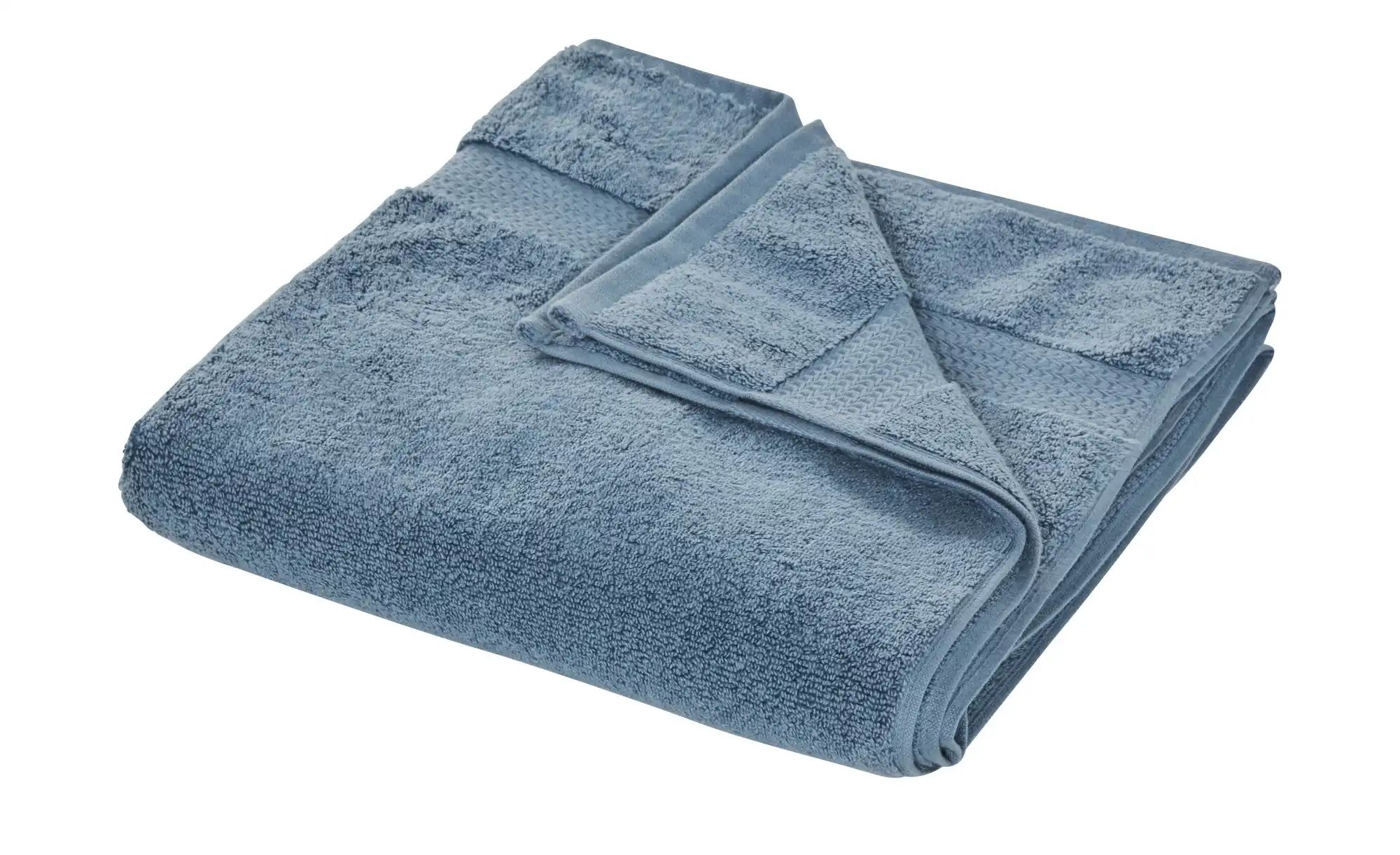 Como Green Duschtuch  Kuschel Wuschel Neu ¦ blau ¦ Maße (cm): B: 70 Badtext günstig online kaufen