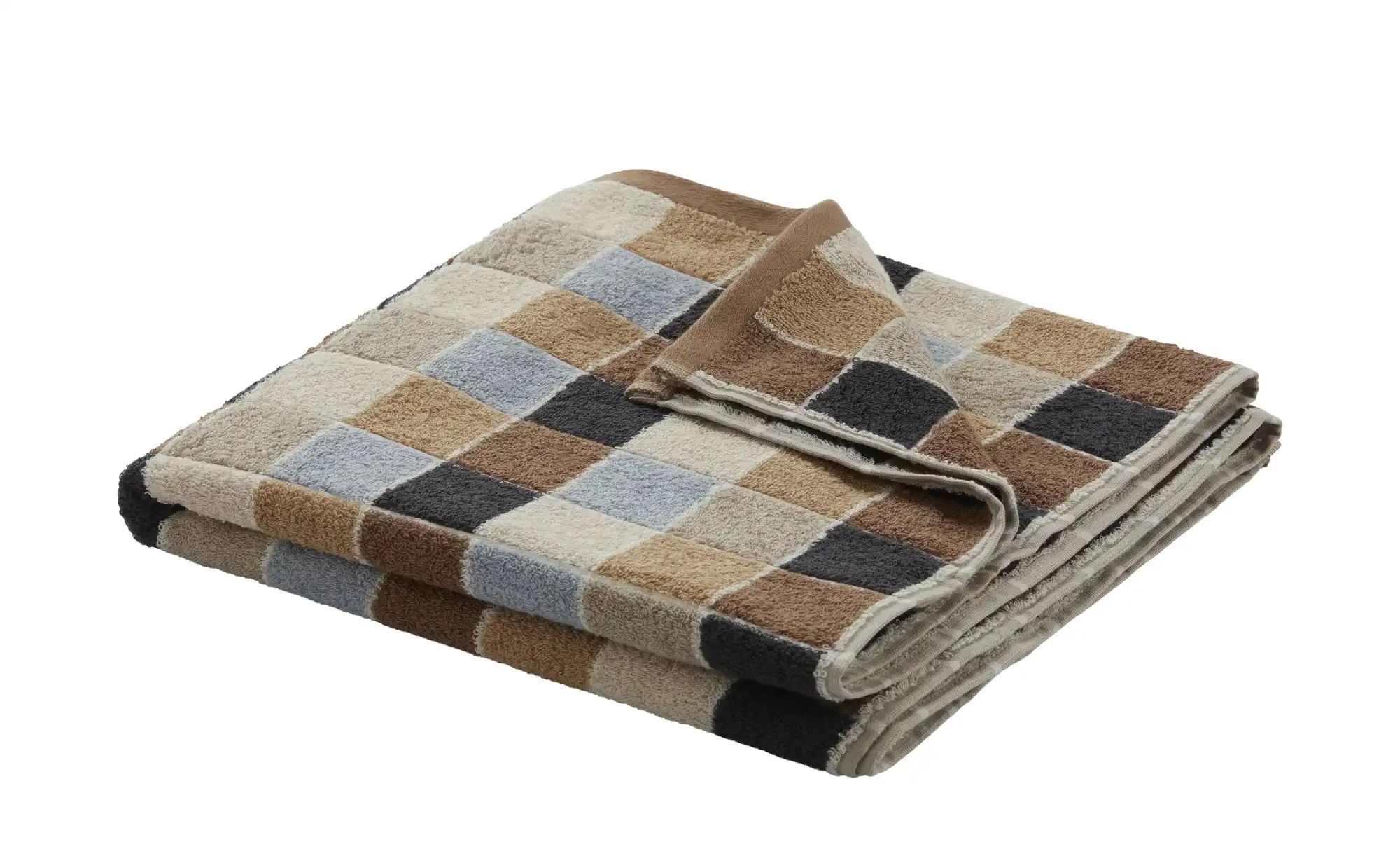 como Duschtuch  Karo ¦ braun ¦ Maße (cm): B: 70 Badtextilien > Handtücher & günstig online kaufen
