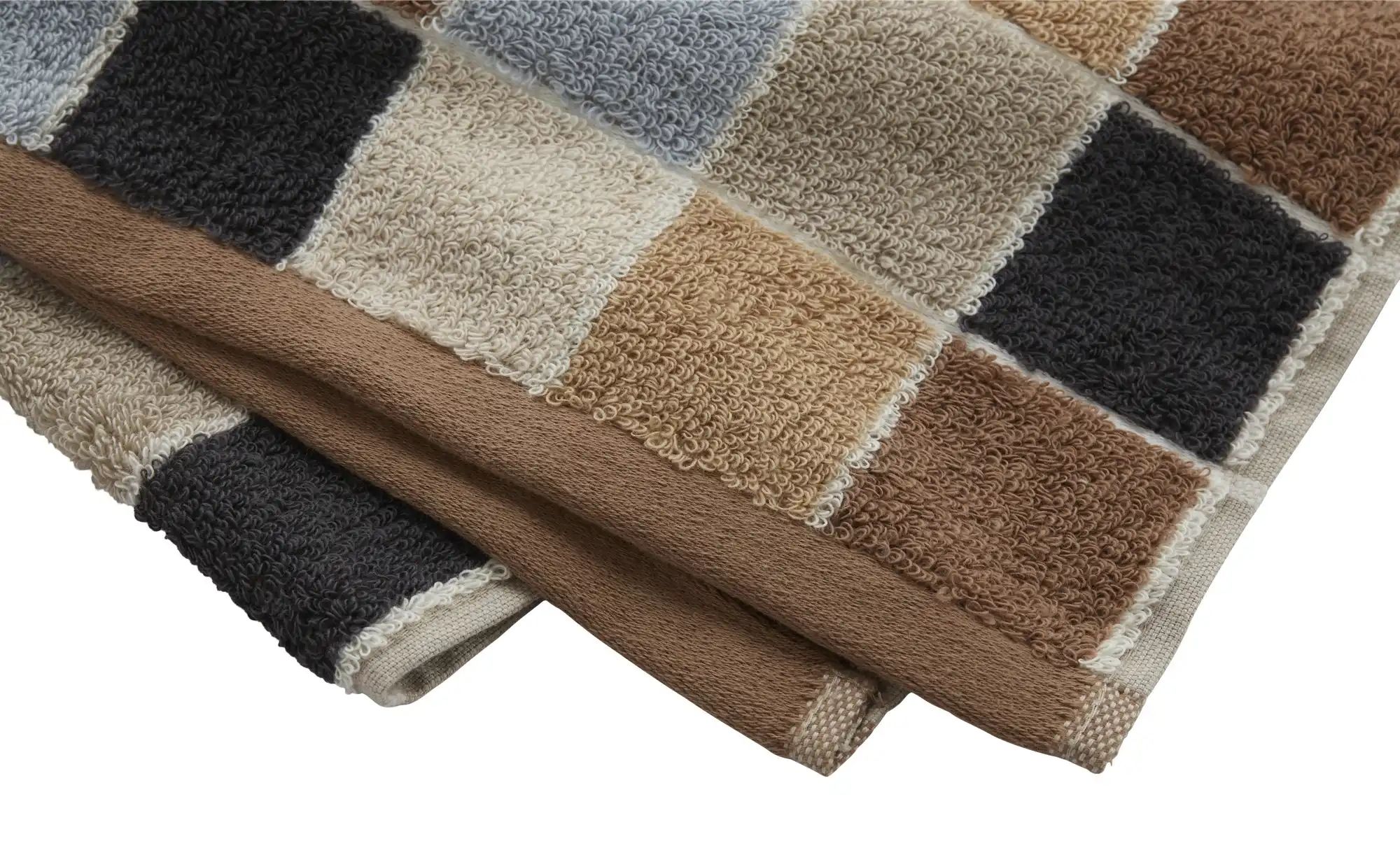 Thumbnail - como Duschtuch  Karo ¦ braun ¦ Maße (cm): B: 70 Badtextilien > Handtücher & Badetücher > Handtücher - Höffner