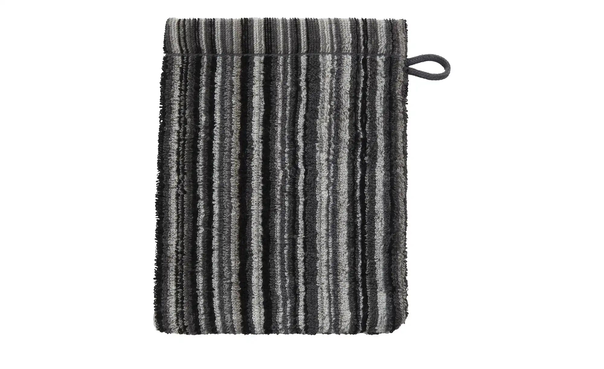 como Waschhandschuh  Jacquard Streifen ¦ grau ¦ Maße (cm): B: 16 Badtextili günstig online kaufen