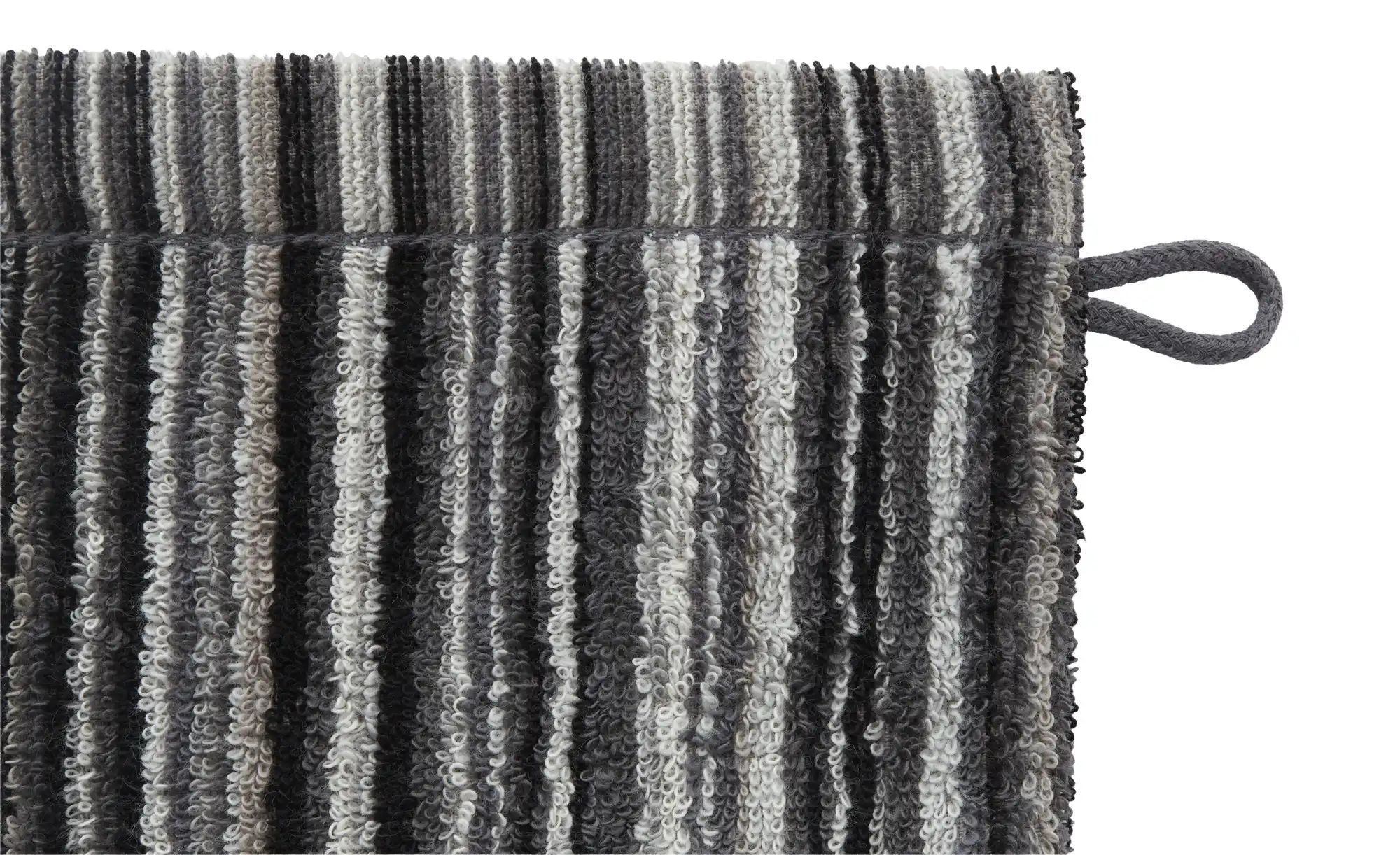 Thumbnail - como Waschhandschuh  Jacquard Streifen ¦ grau ¦ Maße (cm): B: 16 Badtextilien > Handtücher & Badetücher > Handtücher - H...