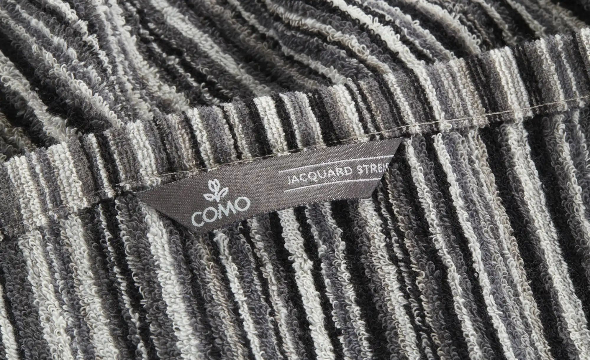 como Duschtuch  Jacquard Streifen ¦ grau ¦ Maße (cm): B: 70 Badtextilien > günstig online kaufen