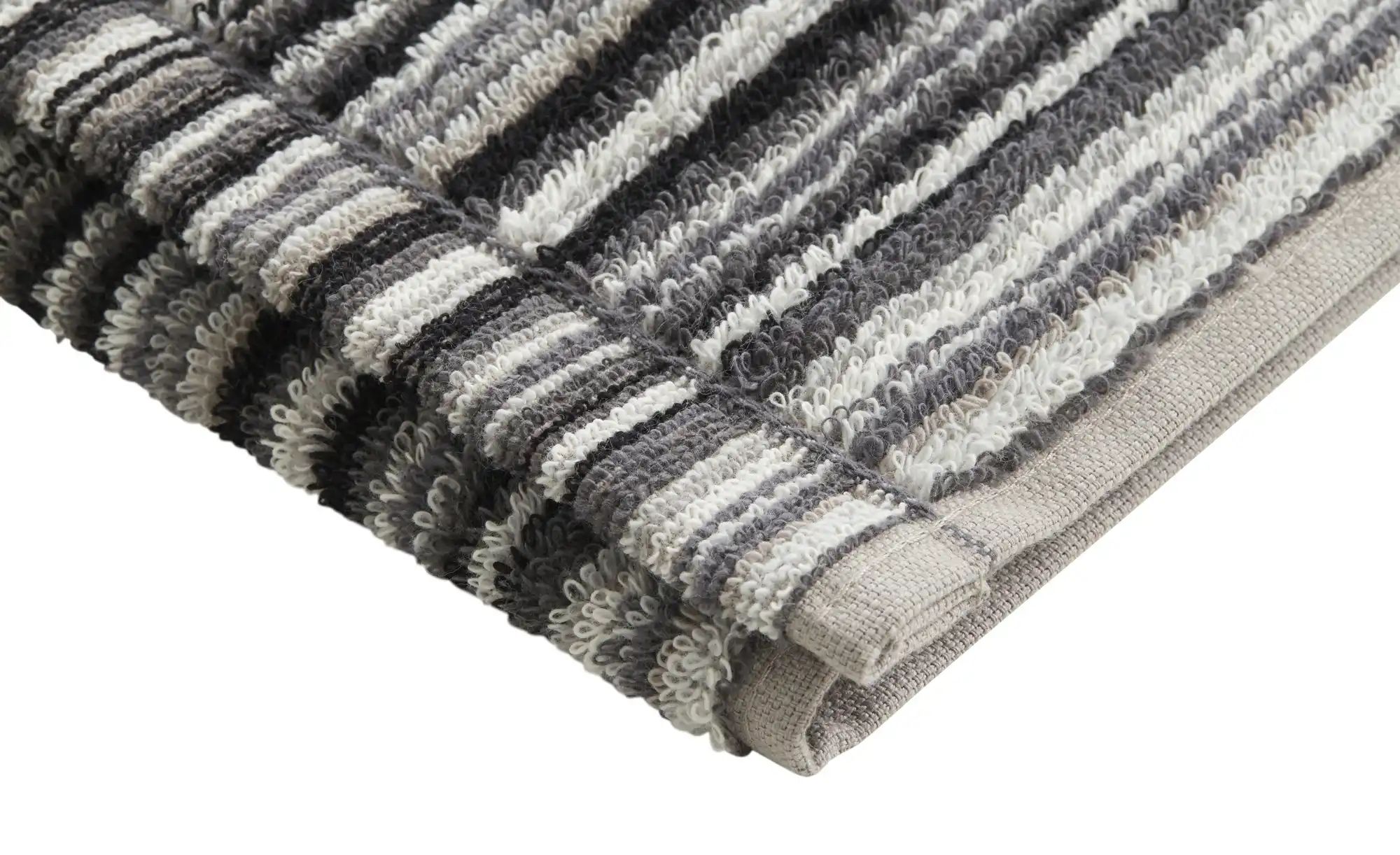 Thumbnail - como Duschtuch  Jacquard Streifen ¦ grau ¦ Maße (cm): B: 70 Badtextilien > Handtücher & Badetücher > Handtücher - Höffne...
