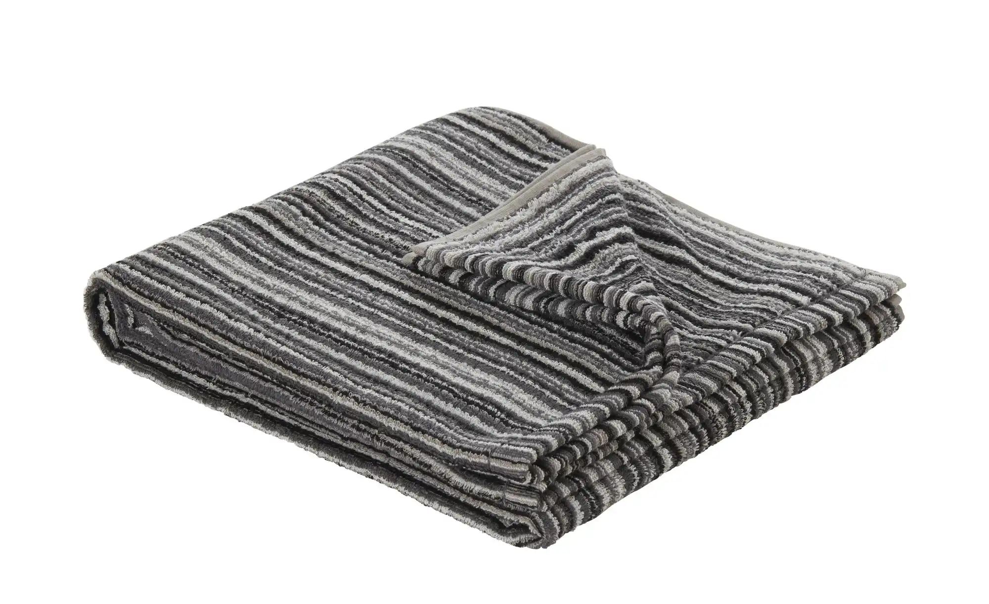 como Duschtuch  Jacquard Streifen ¦ grau ¦ Maße (cm): B: 70 Badtextilien > günstig online kaufen