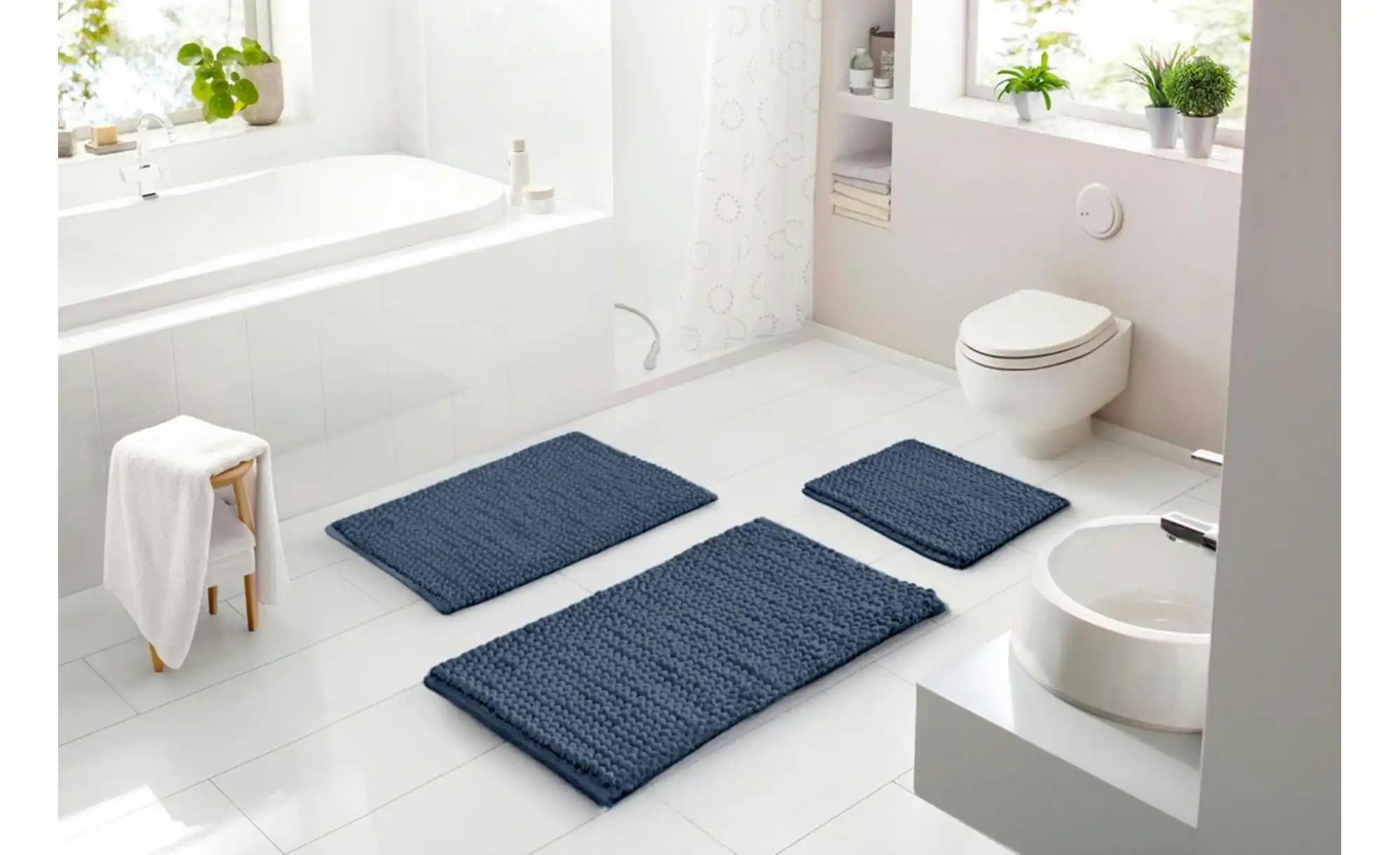 como Badematte   ¦ schwarz ¦ Synthetik ¦ Maße (cm): B: 50 H: 1,7 Badtextili günstig online kaufen